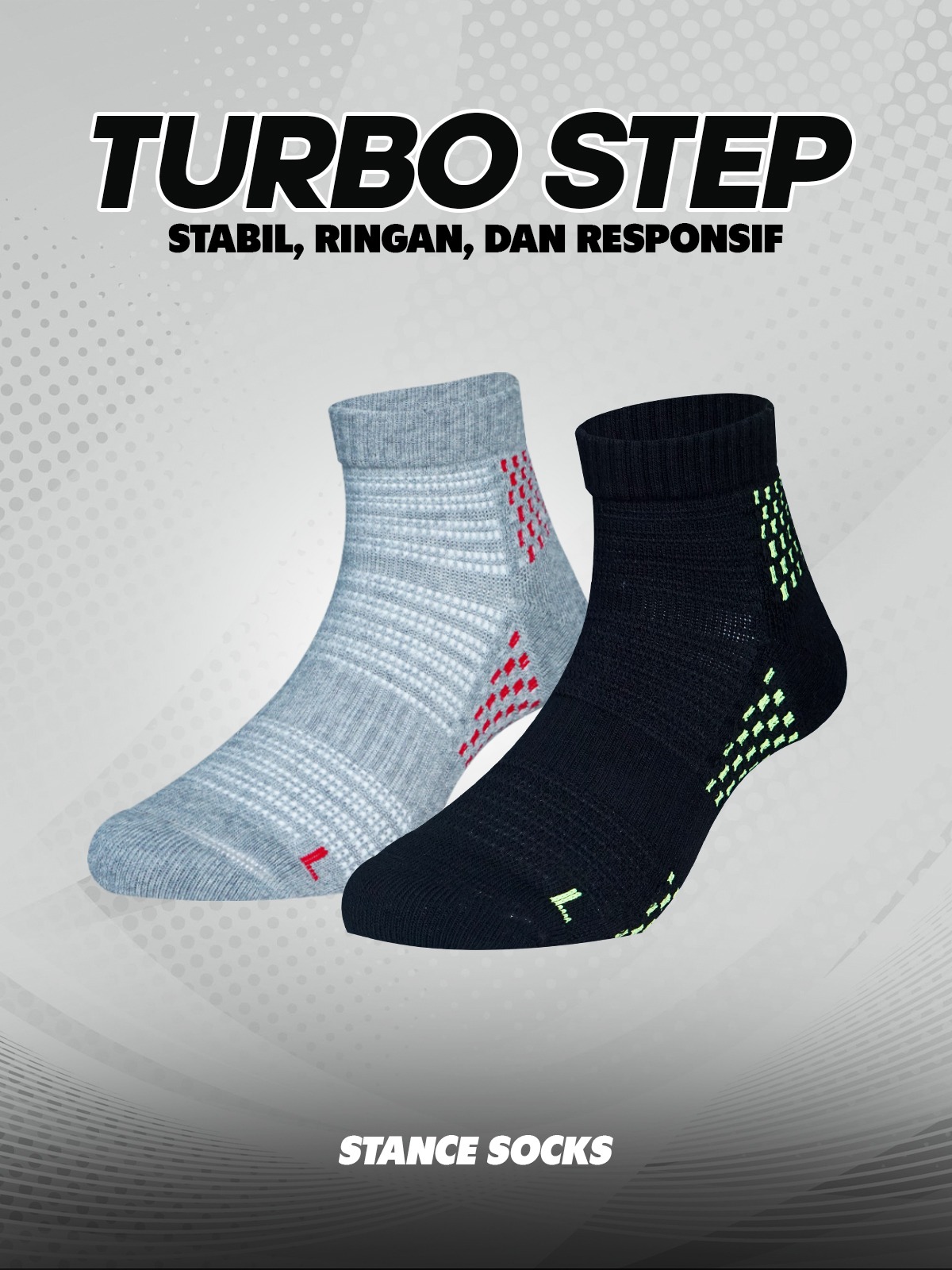 Kaos Kaki Stance  Pro - Kaos Kaki Olahraga Profesional Breathable Cotton