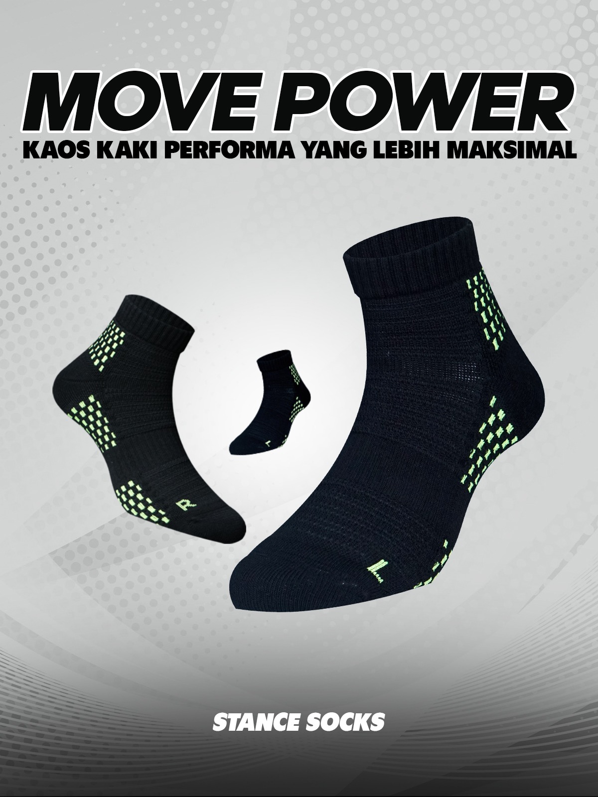 Kaos Kaki Stance  Pro - Kaos Kaki Olahraga Profesional Breathable Cotton