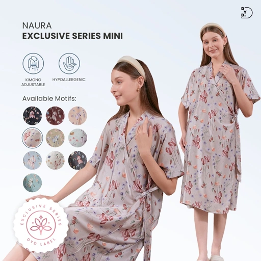Image of Naura Kimono Mini Exclusive Series - DYD Label - Homedress Bahan Organic Silk