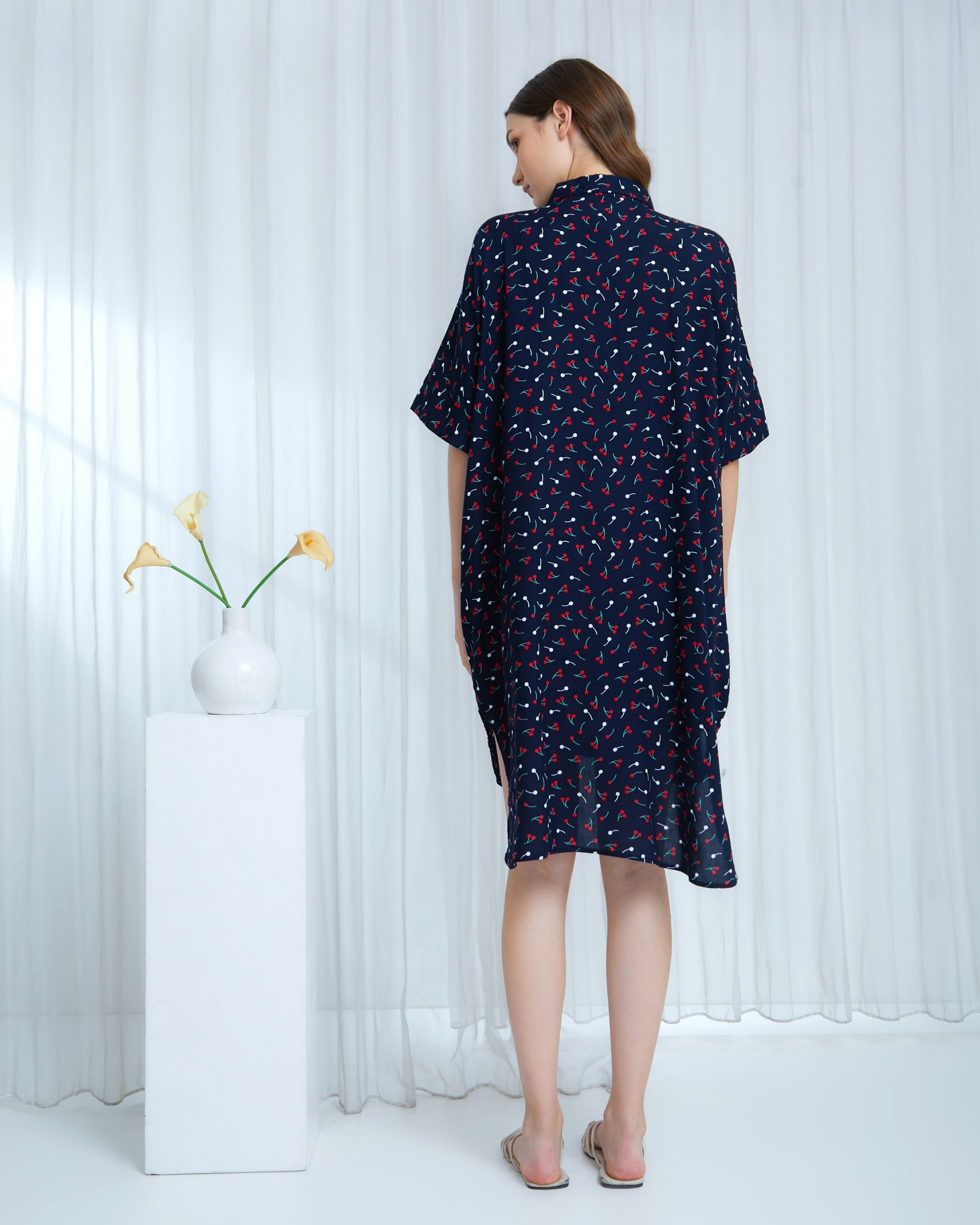 Melisa Dress Kemeja - DYD Label - Homedress Bahan Rayon