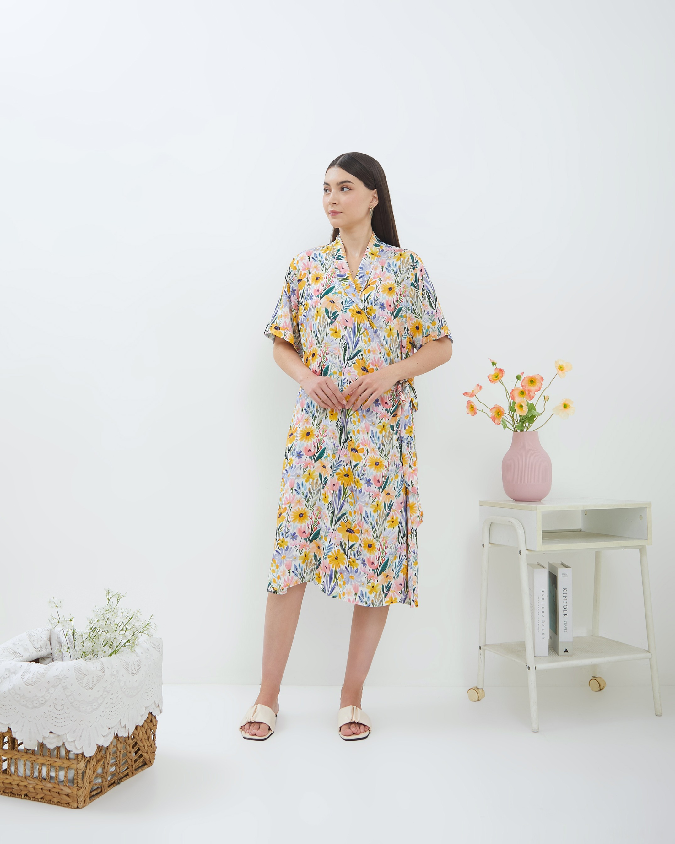Kimono Melahirkan Naura Mini Rayon Busui | DYD Label