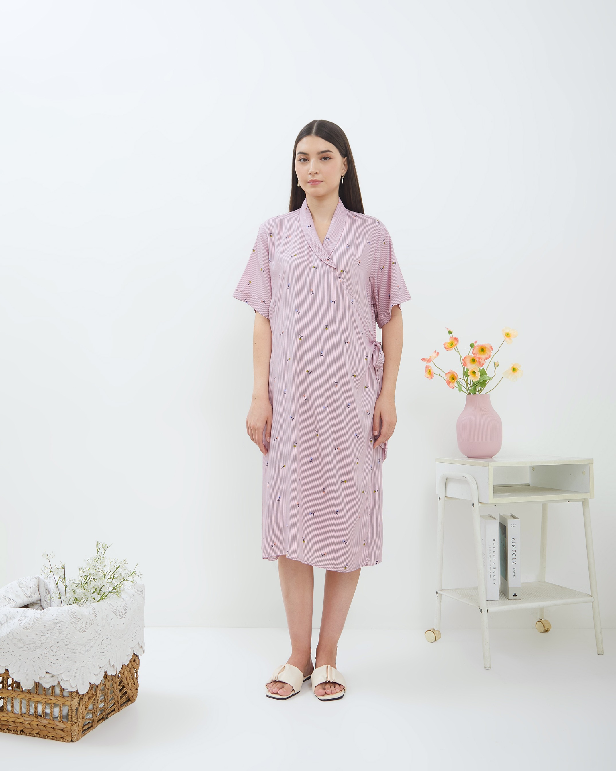 Kimono Melahirkan Naura Mini Rayon Busui | DYD Label