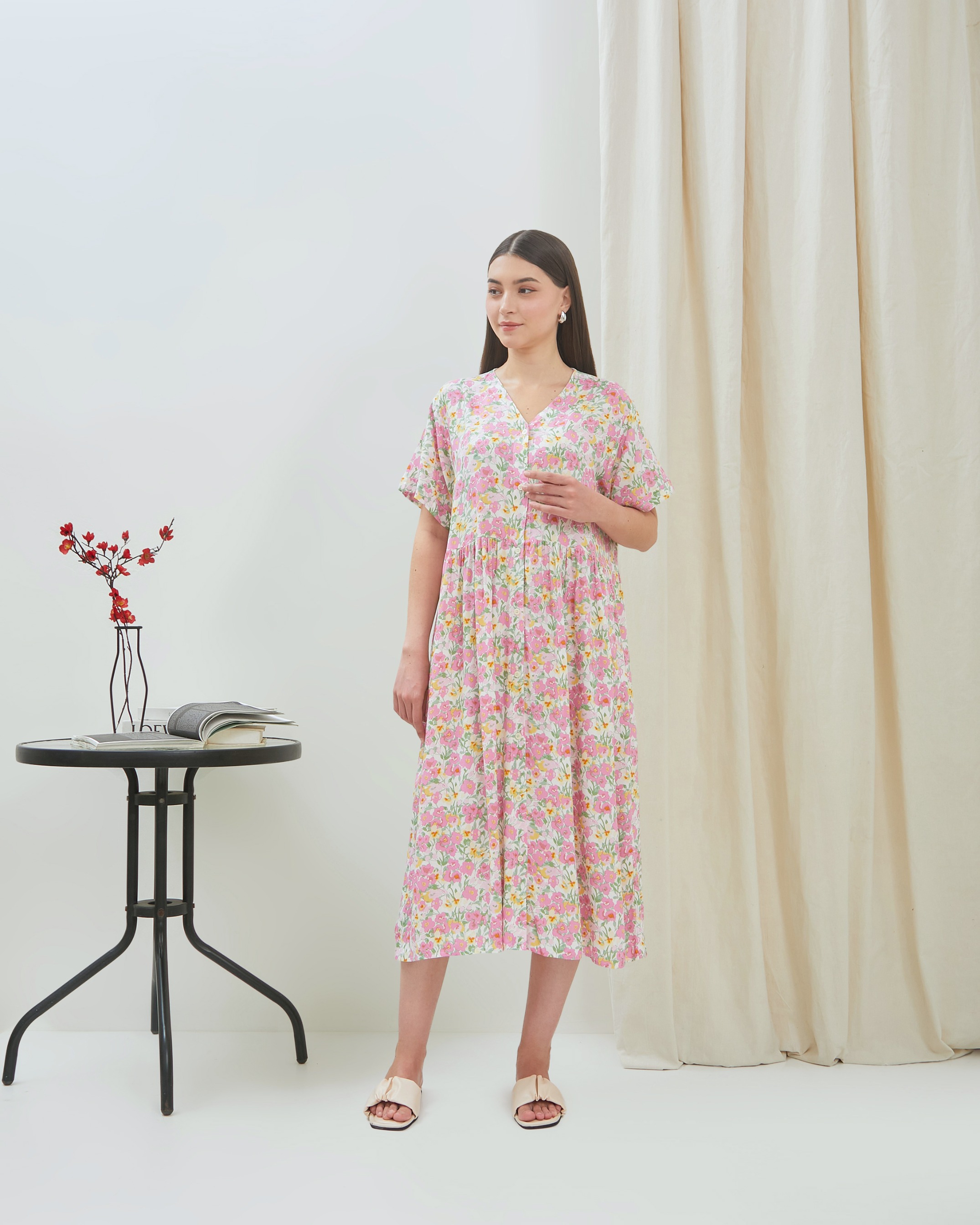 Lily Dress - DYD Label - Homedress Bahan Rayon