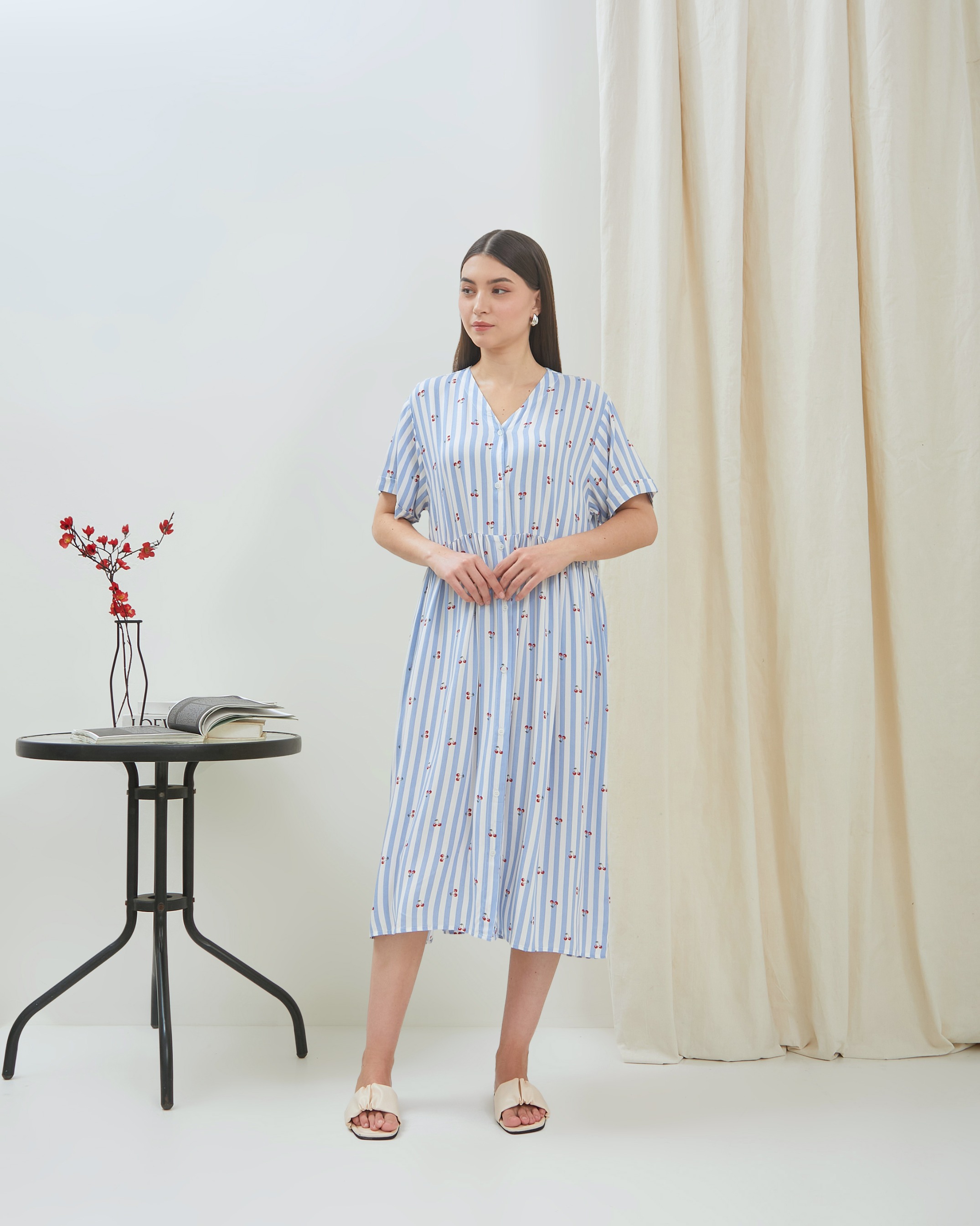 Lily Dress - DYD Label - Homedress Bahan Rayon