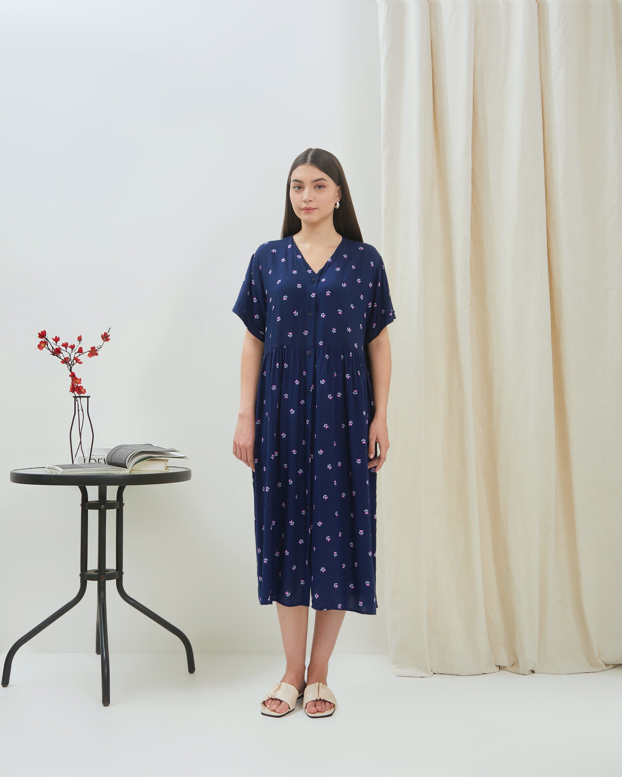 Lily Dress - DYD Label - Homedress Bahan Rayon