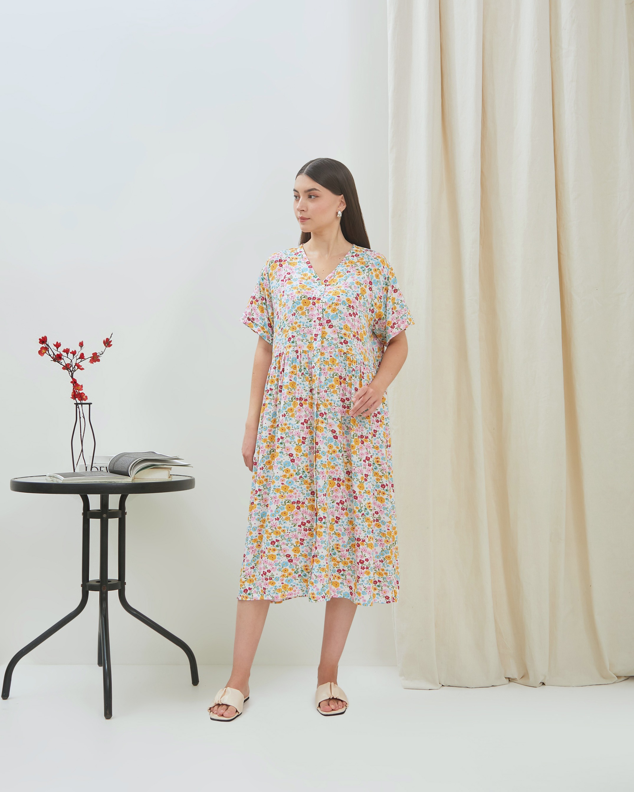 Lily Dress - DYD Label - Homedress Bahan Rayon