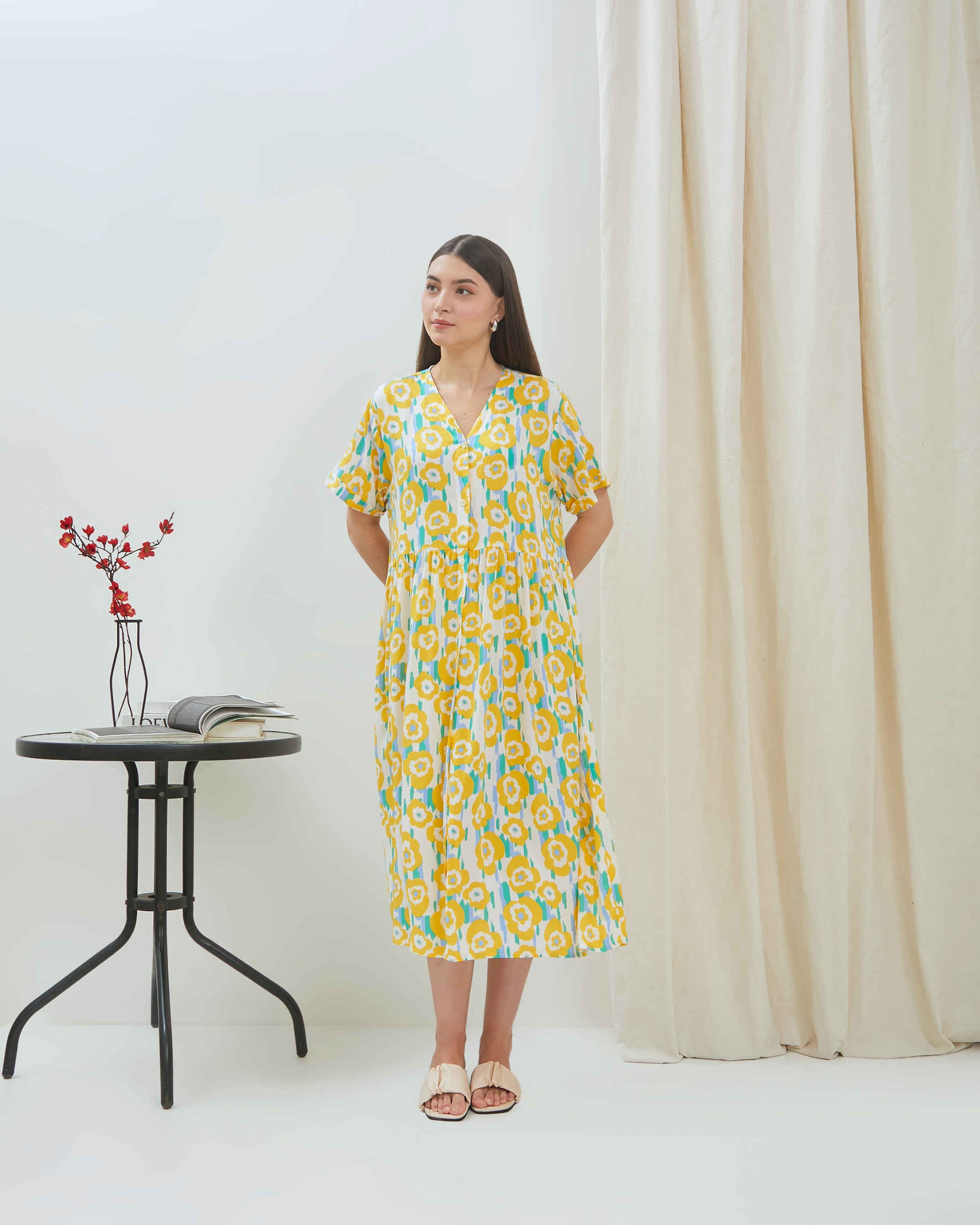 Lily Dress - DYD Label - Homedress Bahan Rayon