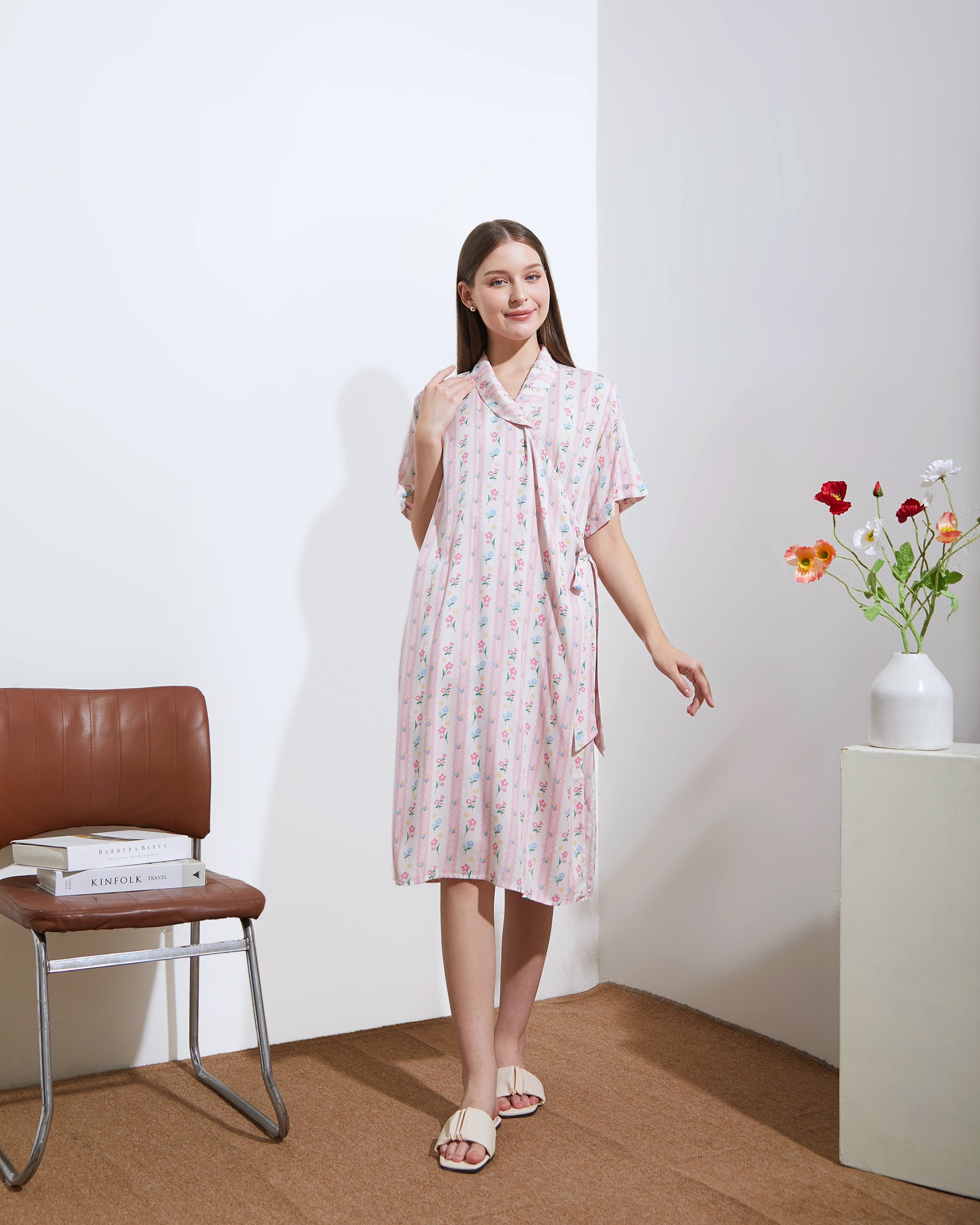 Naura Kimono Mini - DYD Label - Homedress Lahiran Bahan Rayon