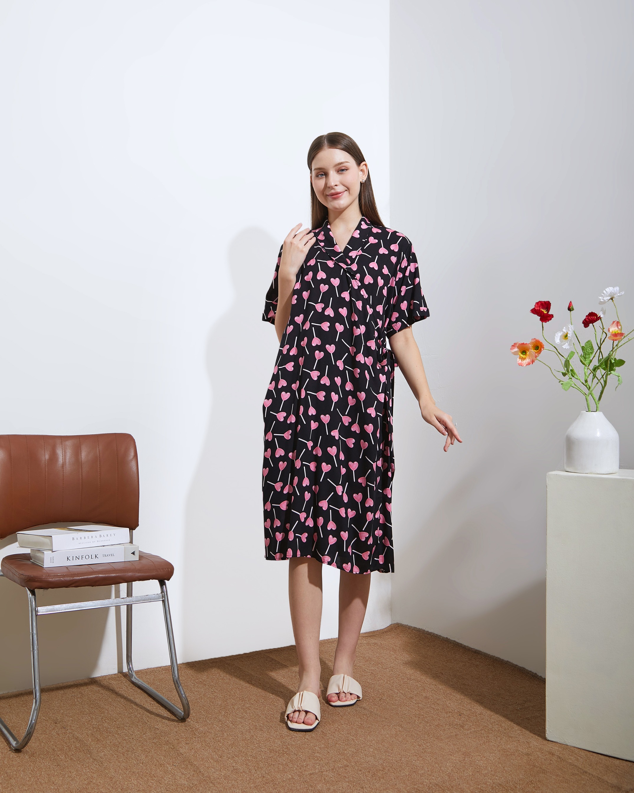 Naura Kimono Mini - DYD Label - Homedress Lahiran Bahan Rayon