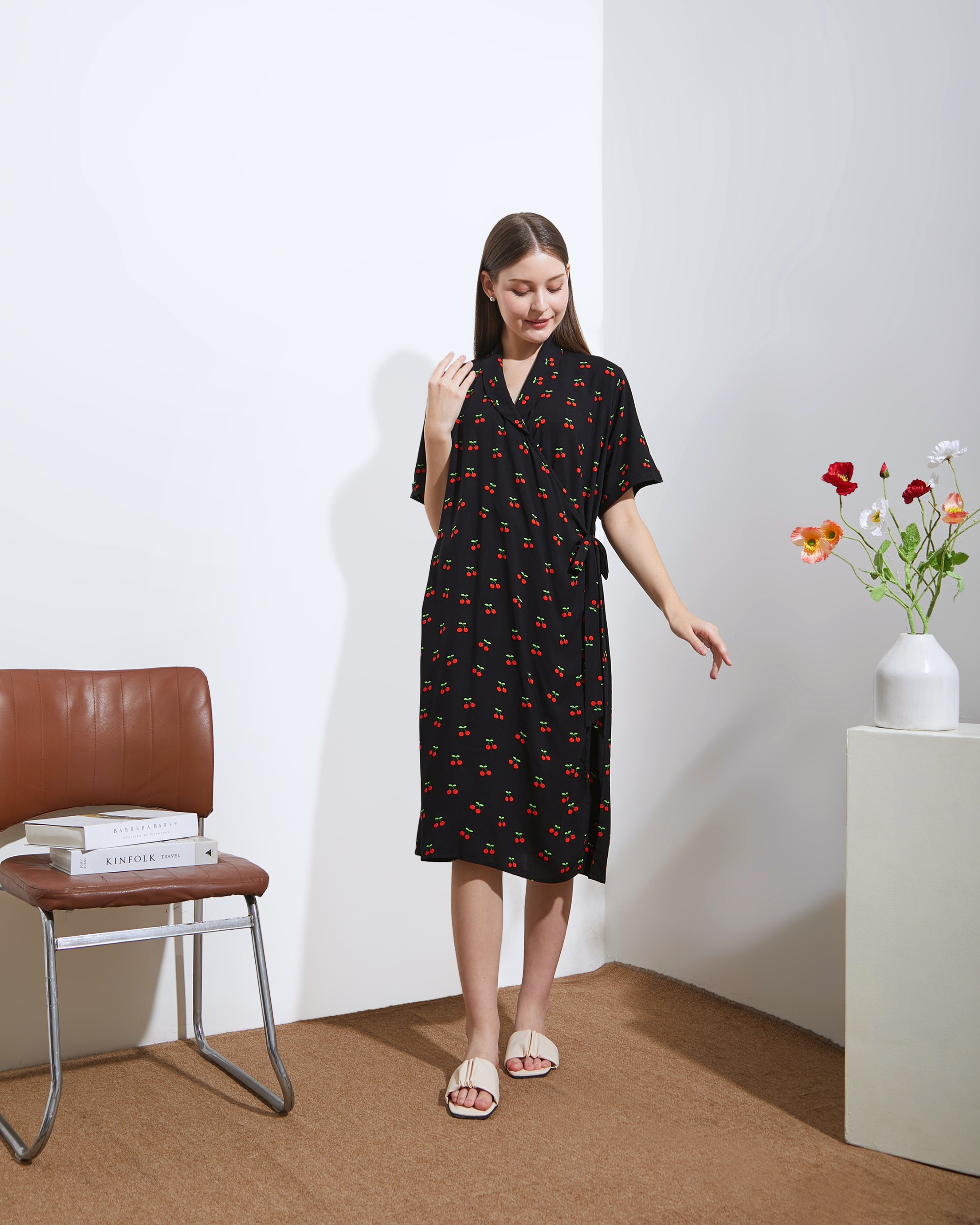 Naura Kimono Mini - DYD Label - Homedress Lahiran Bahan Rayon