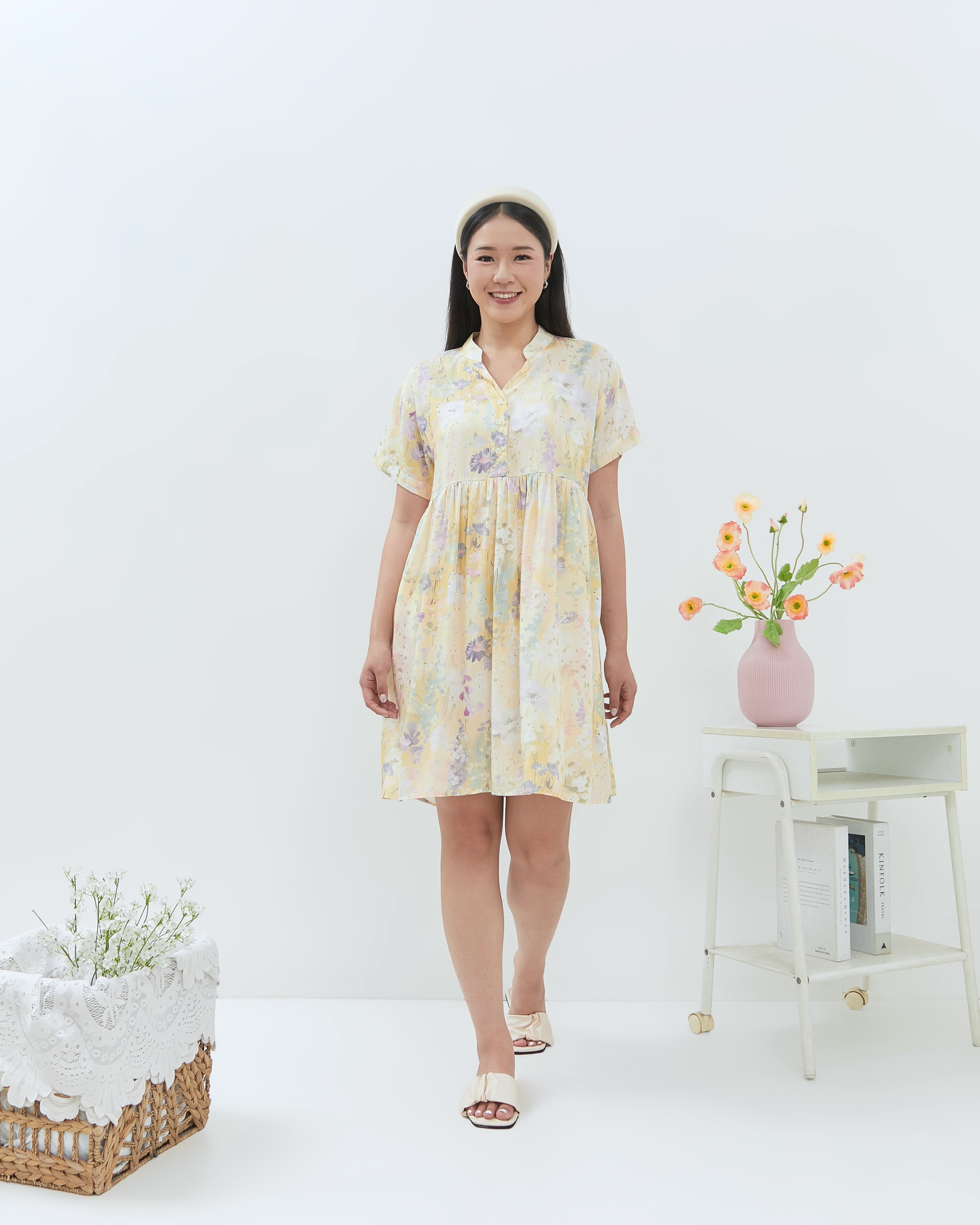 Kinan Mini Dress - DYD Label - Homedress Bahan Rayon