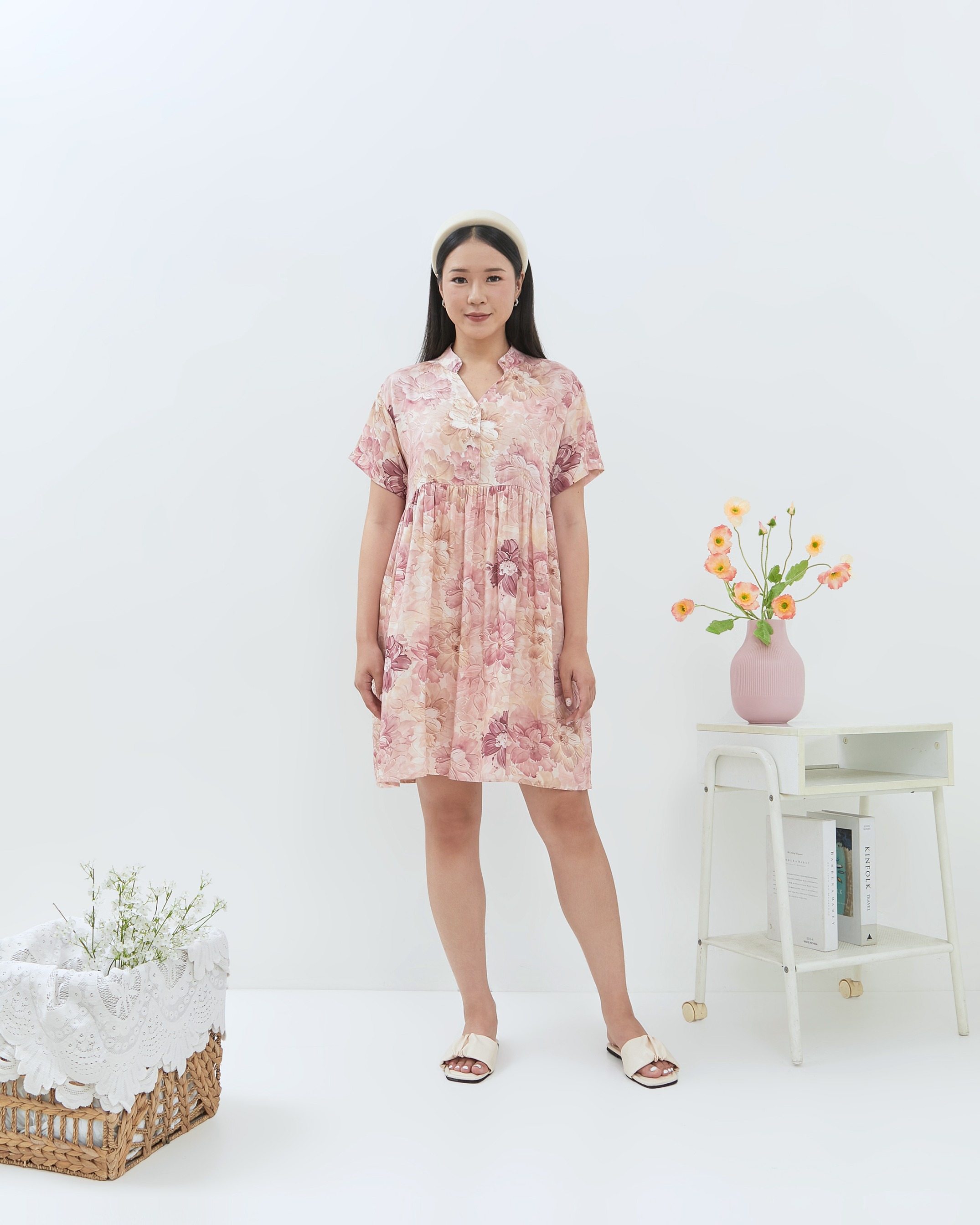Kinan Mini Dress - DYD Label - Homedress Bahan Rayon