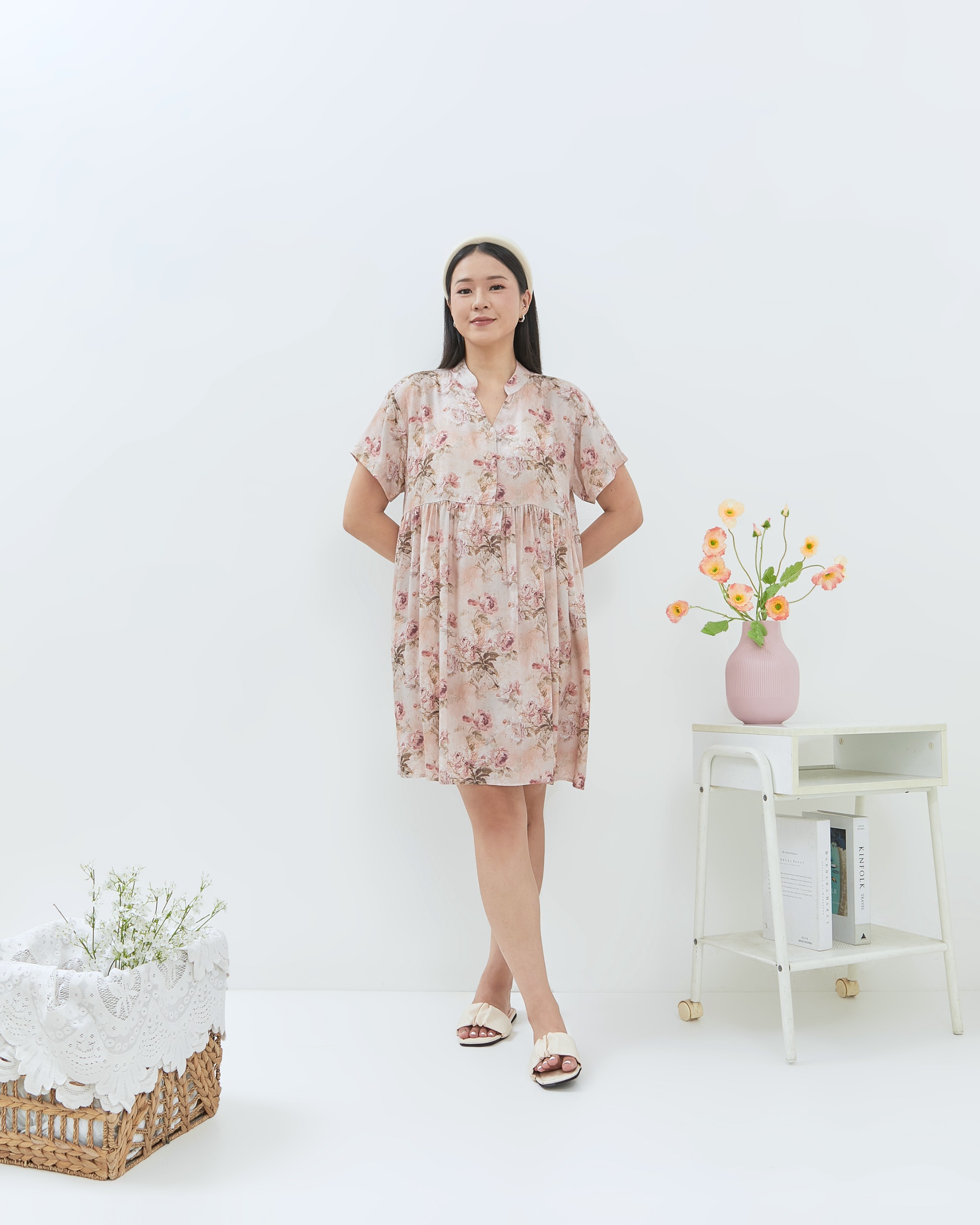 Kinan Mini Dress - DYD Label - Homedress Bahan Rayon
