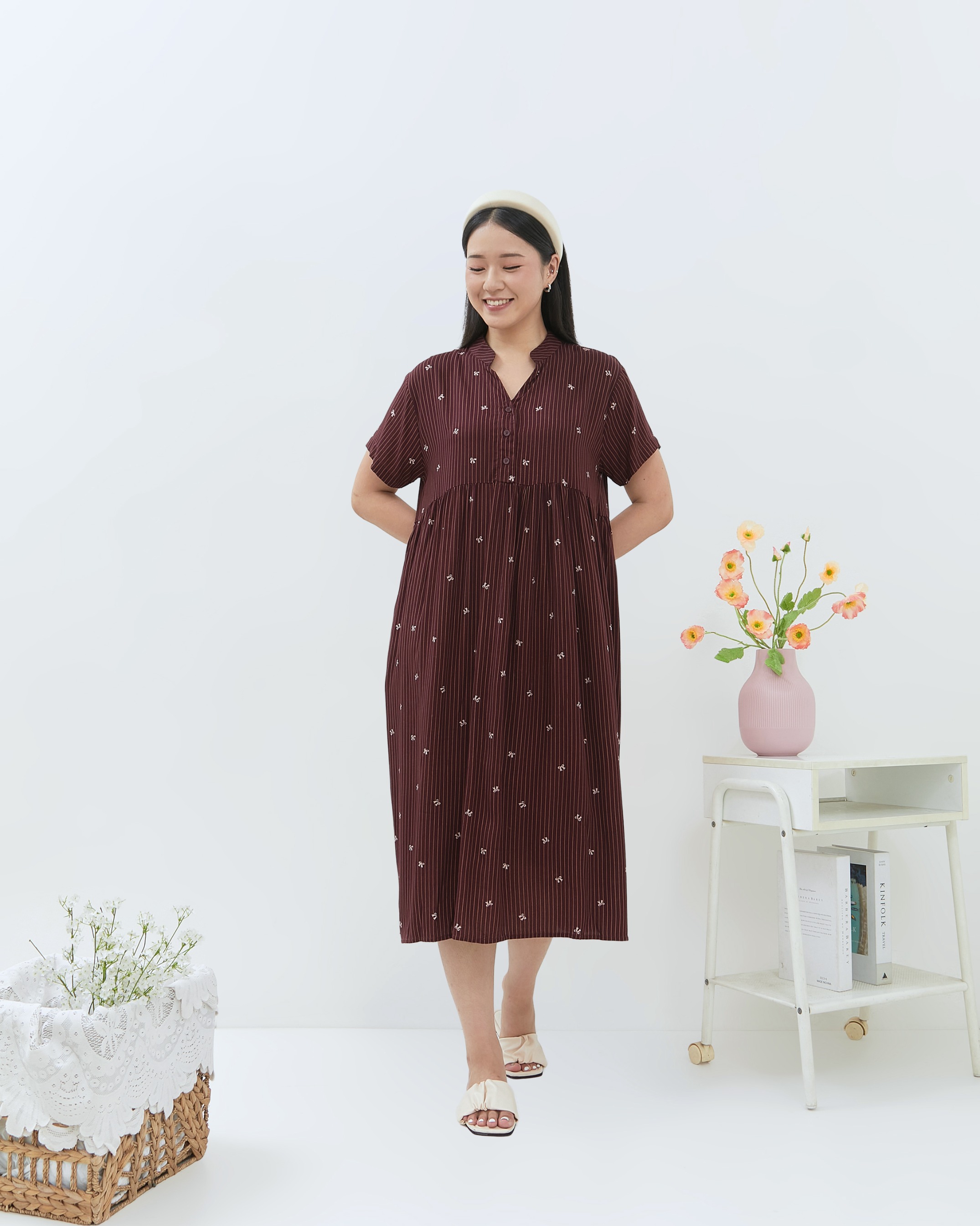 Kinan Mini Dress - DYD Label - Homedress Bahan Rayon