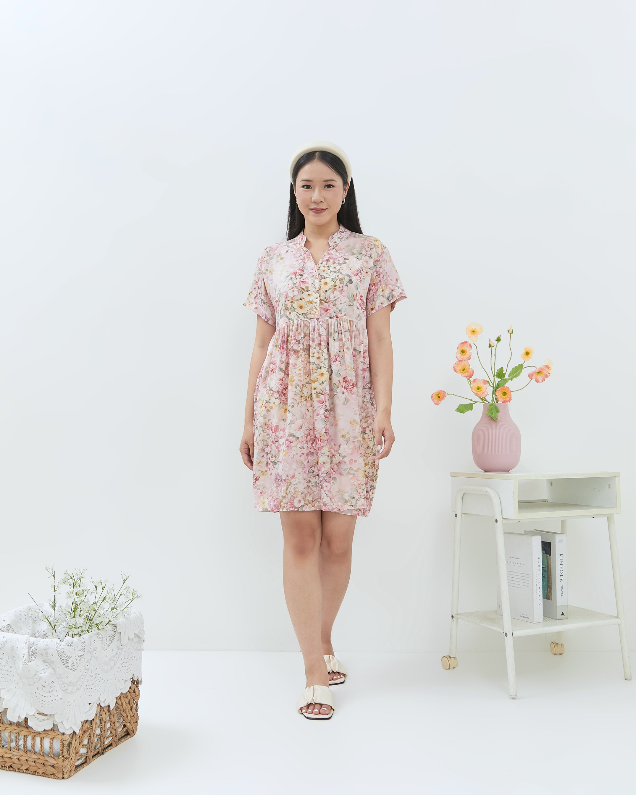 Kinan Mini Dress - DYD Label - Homedress Bahan Rayon