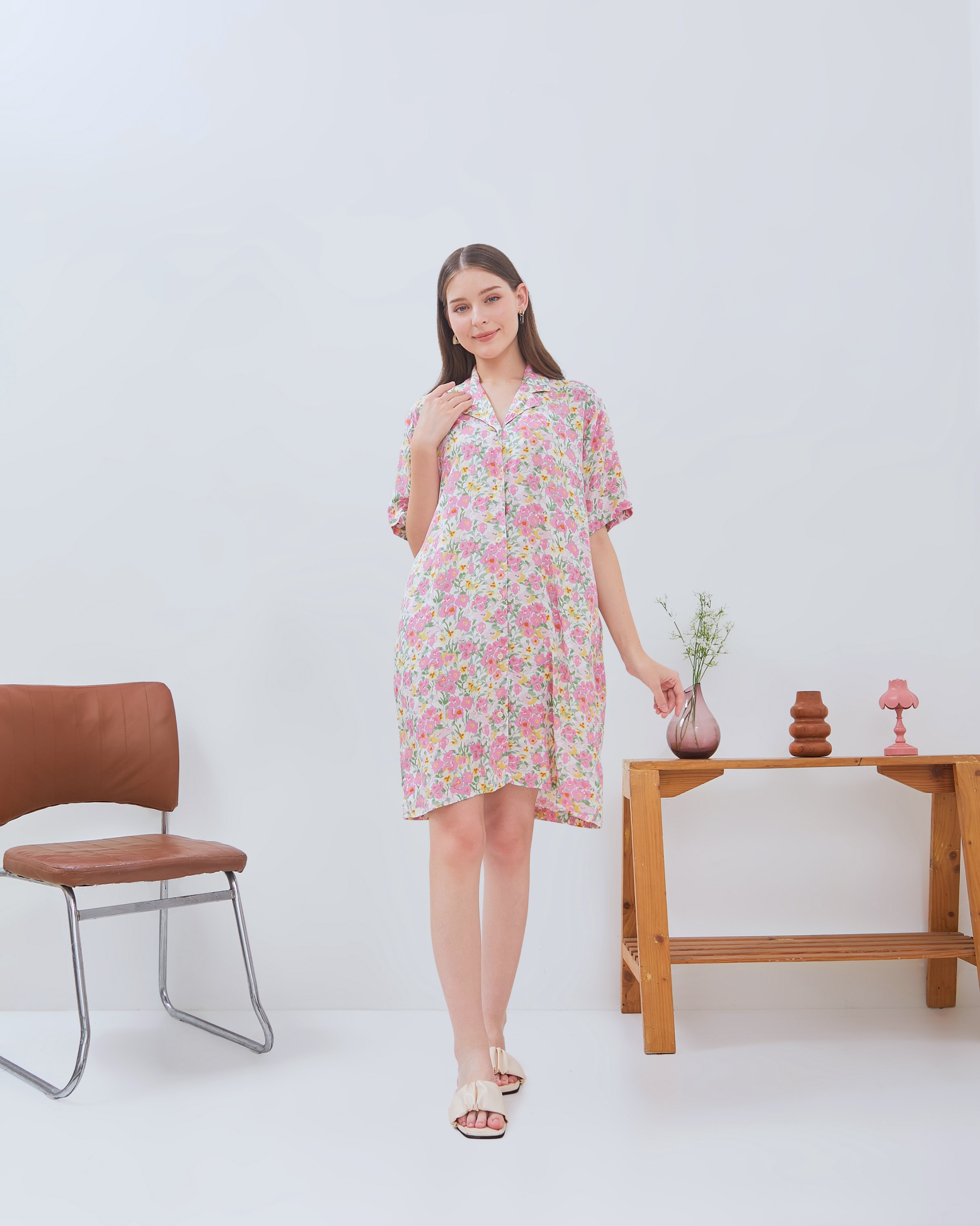 Kaluna Mini Dress - DYD Label - Homedress Bahan Rayon