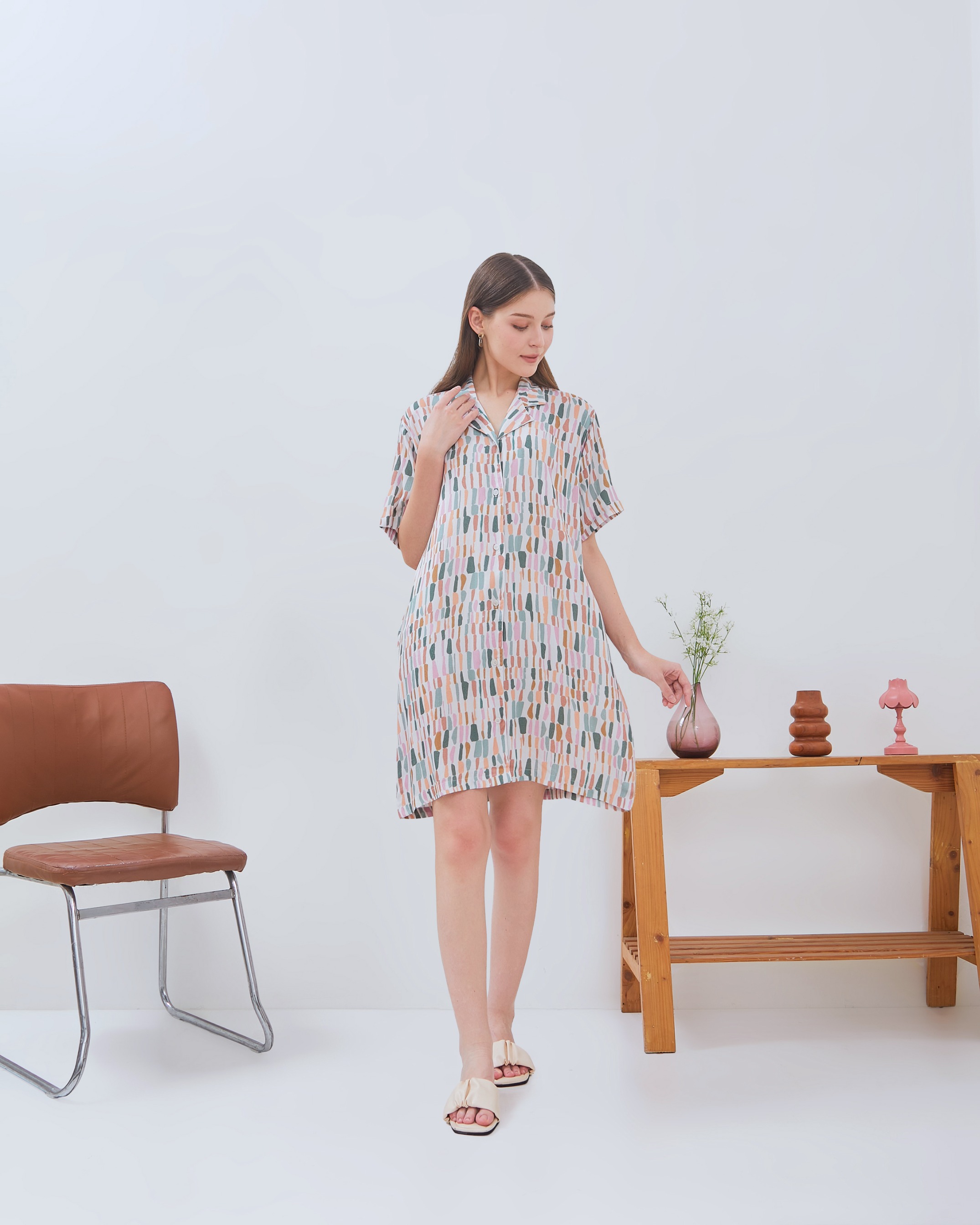 Kaluna Mini Dress - DYD Label - Homedress Bahan Rayon