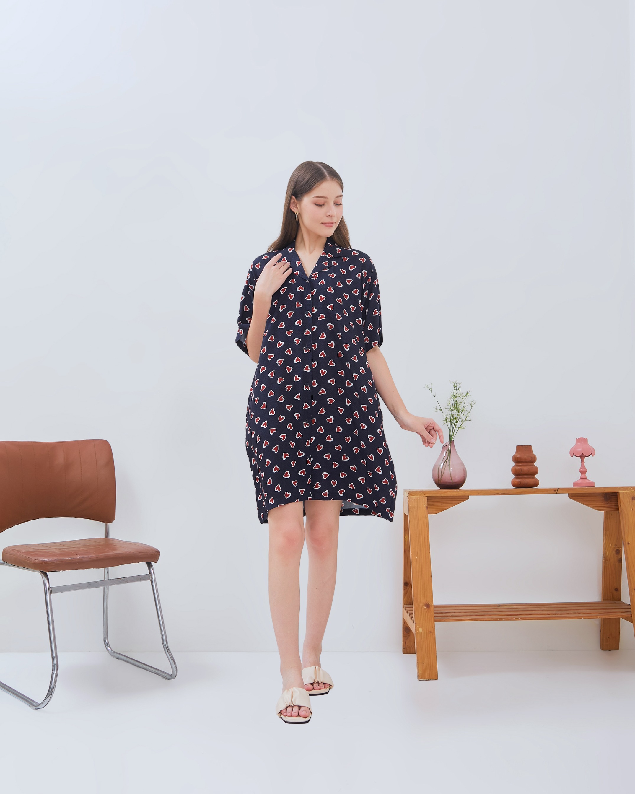 Kaluna Mini Dress - DYD Label - Homedress Bahan Rayon