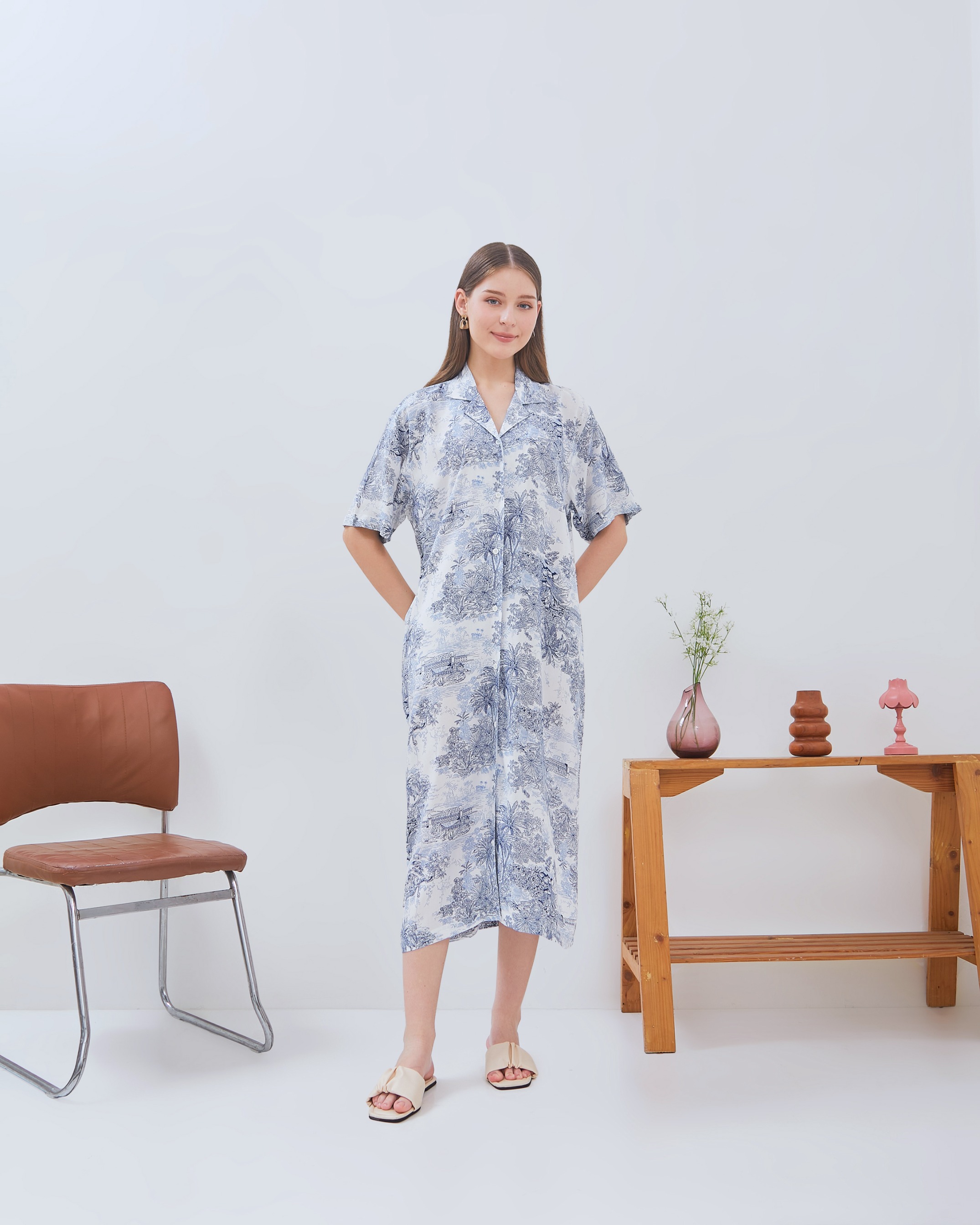Kaluna Midi Dress - DYD Label - Homedress Bahan Rayon