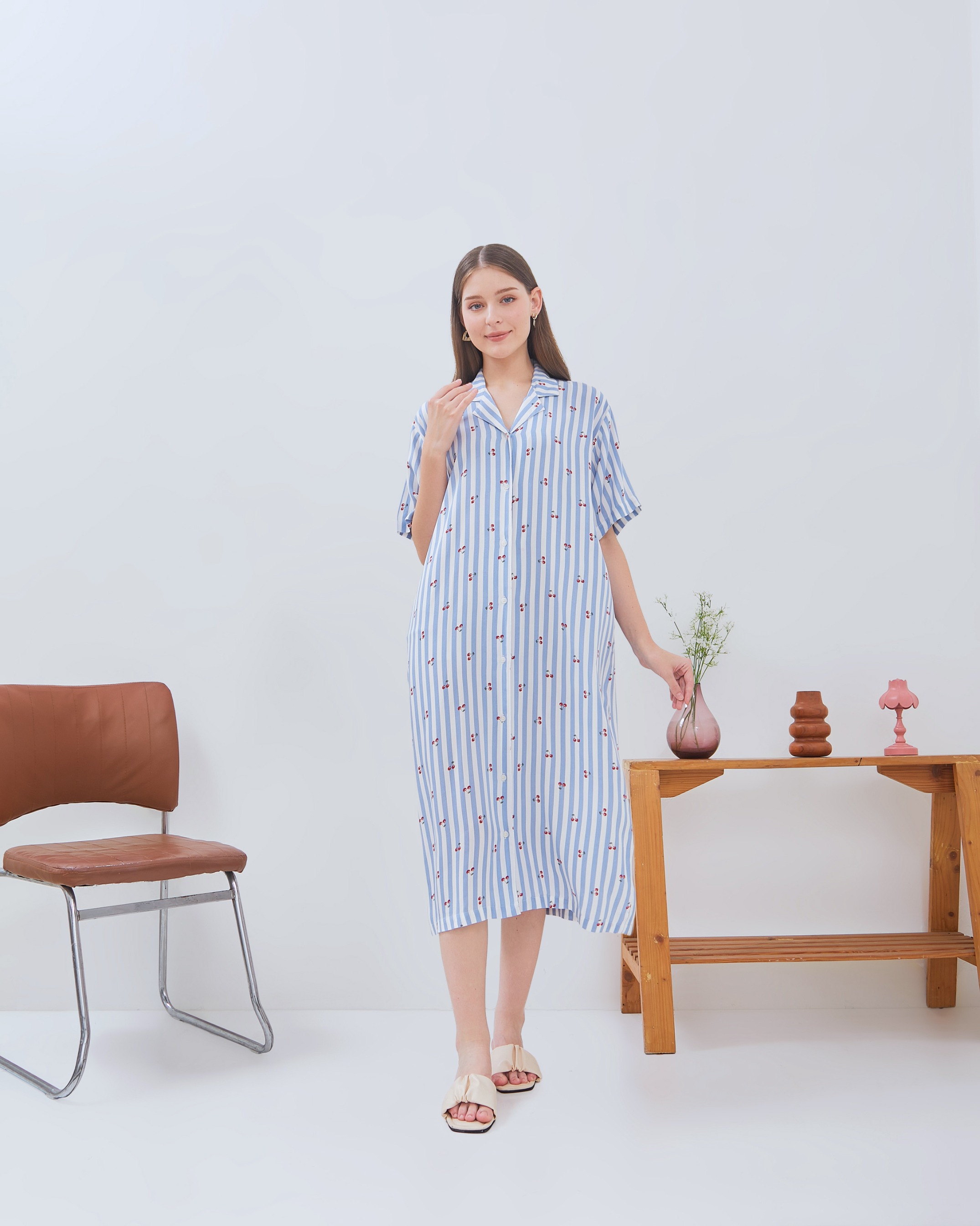 Kaluna Midi Dress - DYD Label - Homedress Bahan Rayon
