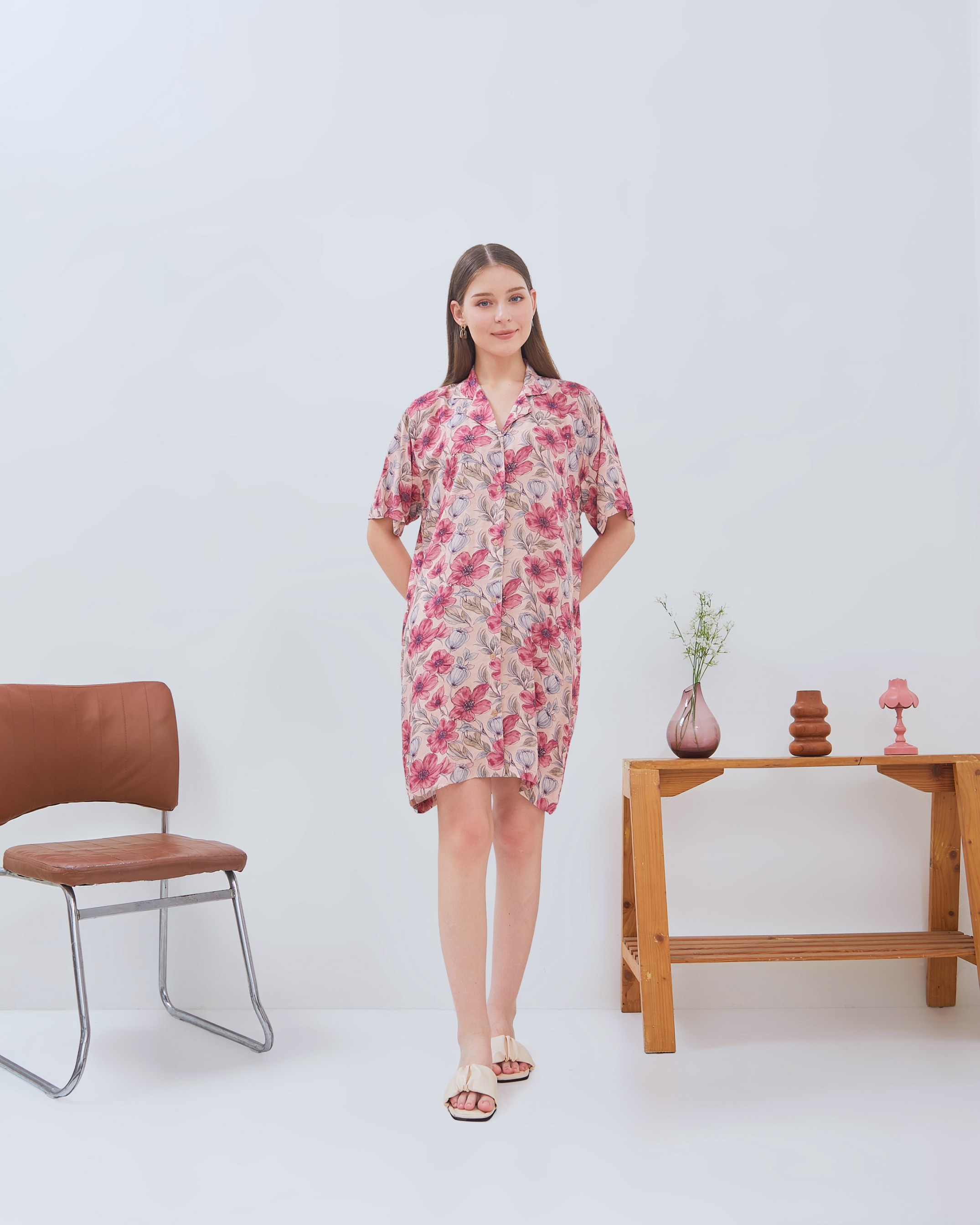 Kaluna Mini Dress - DYD Label - Homedress Bahan Rayon