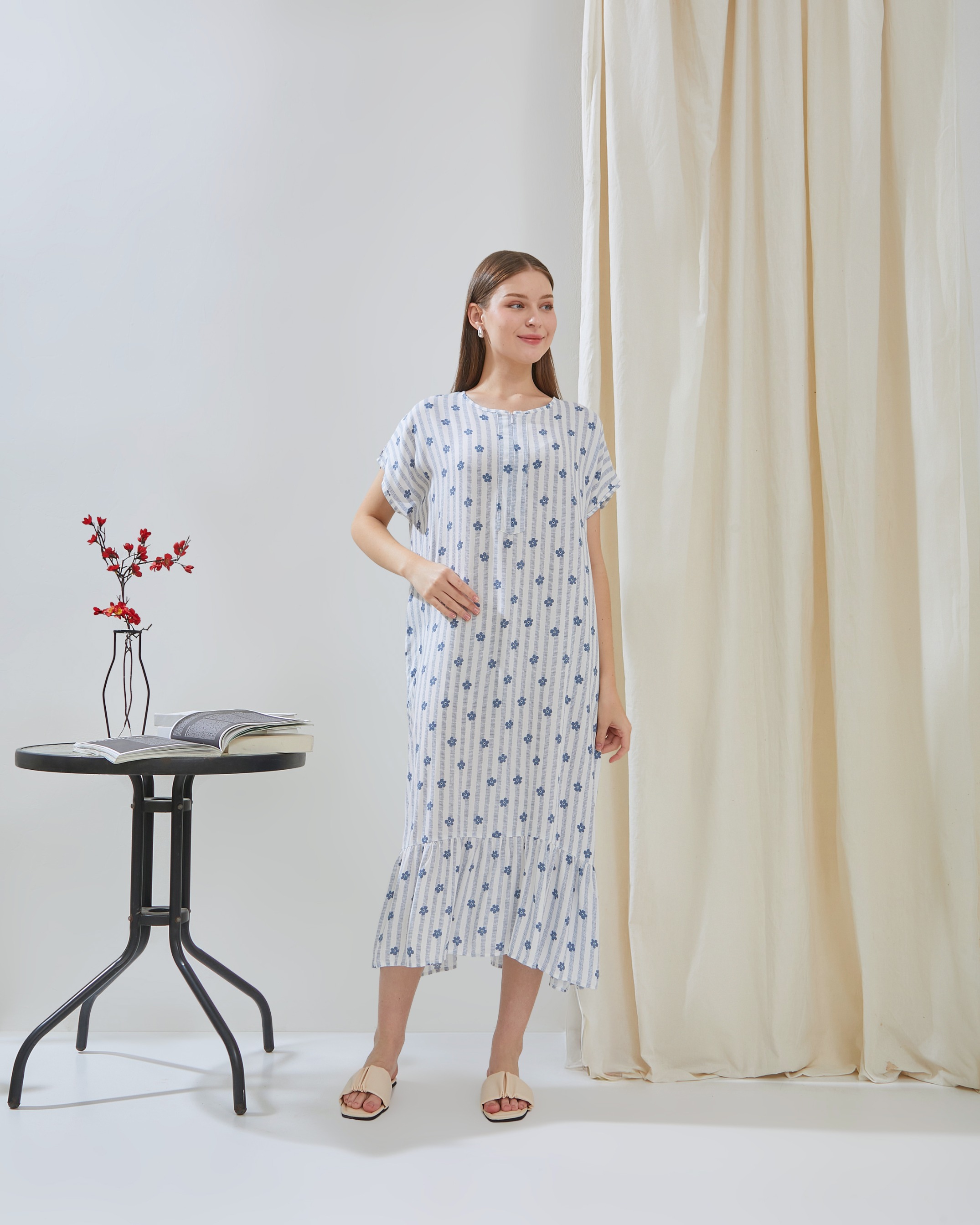 Kamila Daster Semata Kaki  - DYD Label - Homedress Bahan Rayon