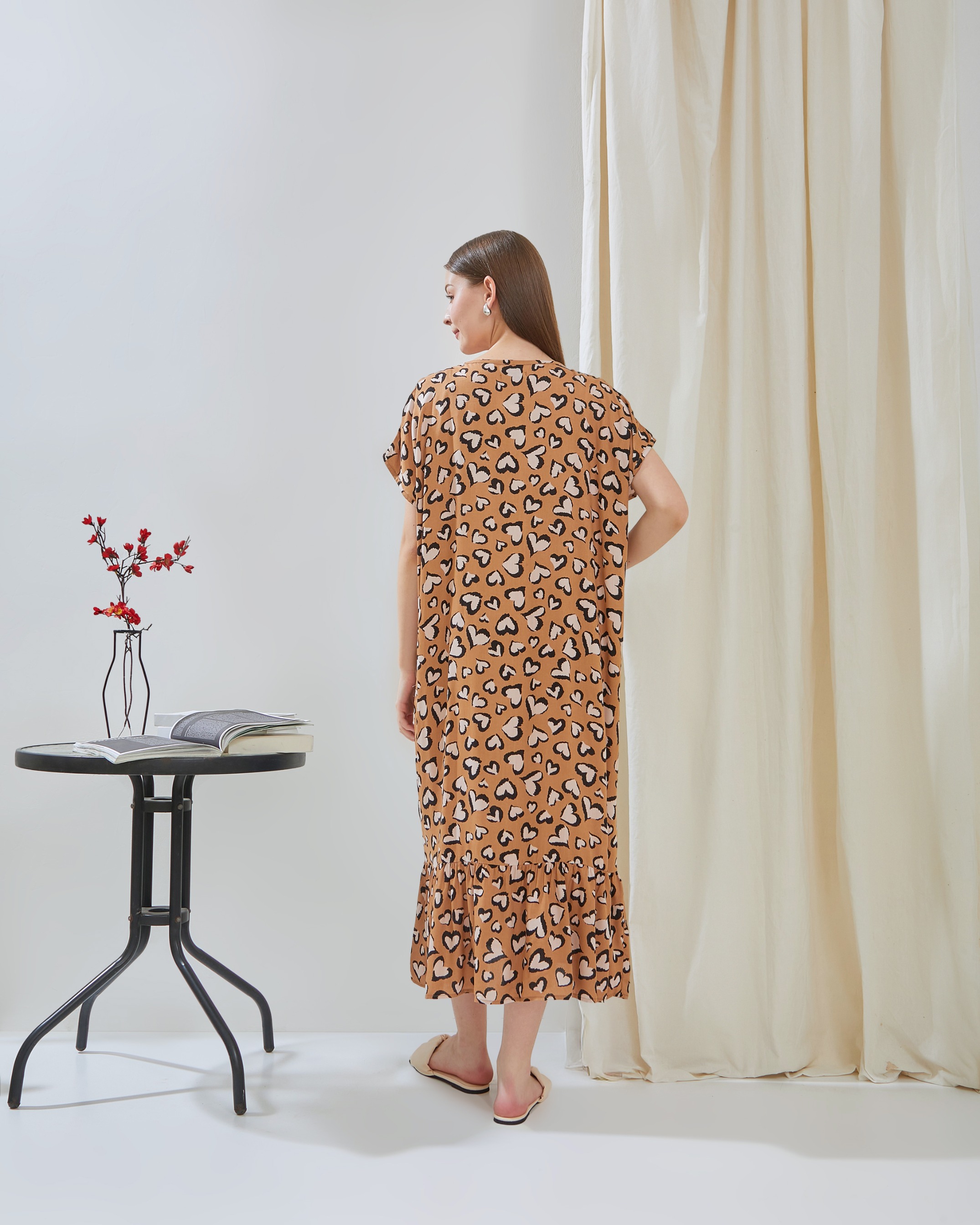 Kamila Daster Semata Kaki  - DYD Label - Homedress Bahan Rayon