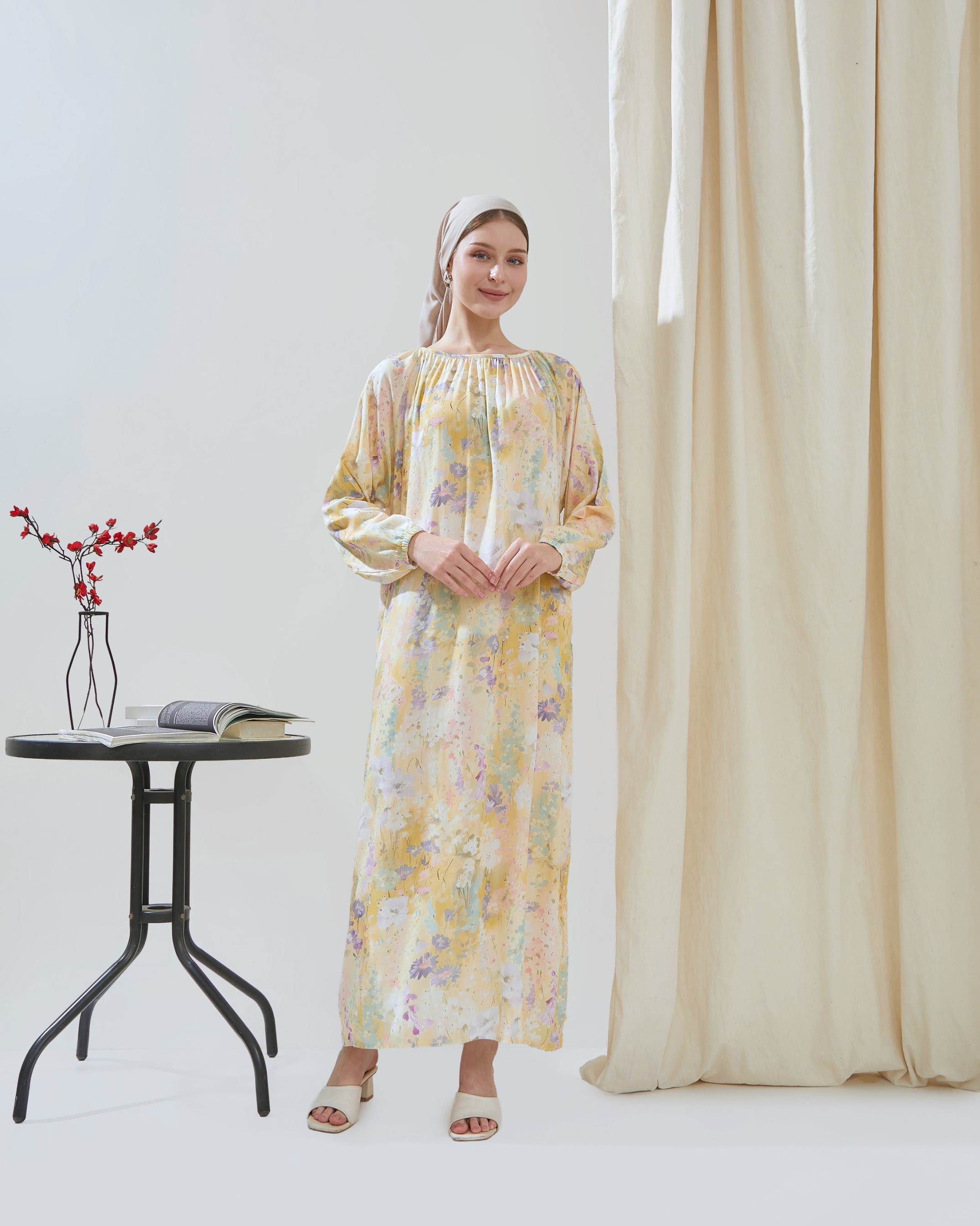 Kanaya Gamis - DYD Label - Dress Muslim Bahan Rayon