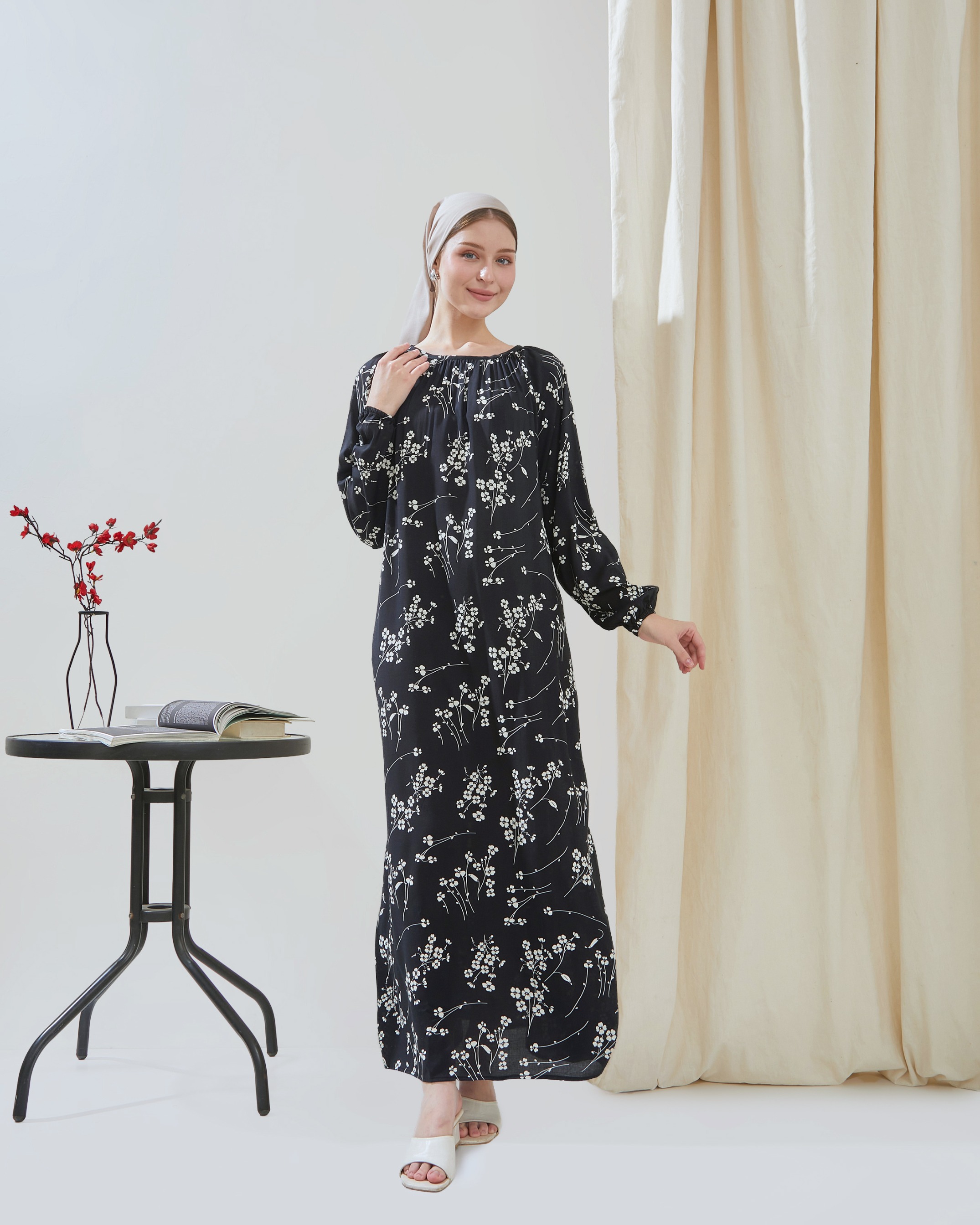 Kanaya Gamis - DYD Label - Dress Muslim Bahan Rayon