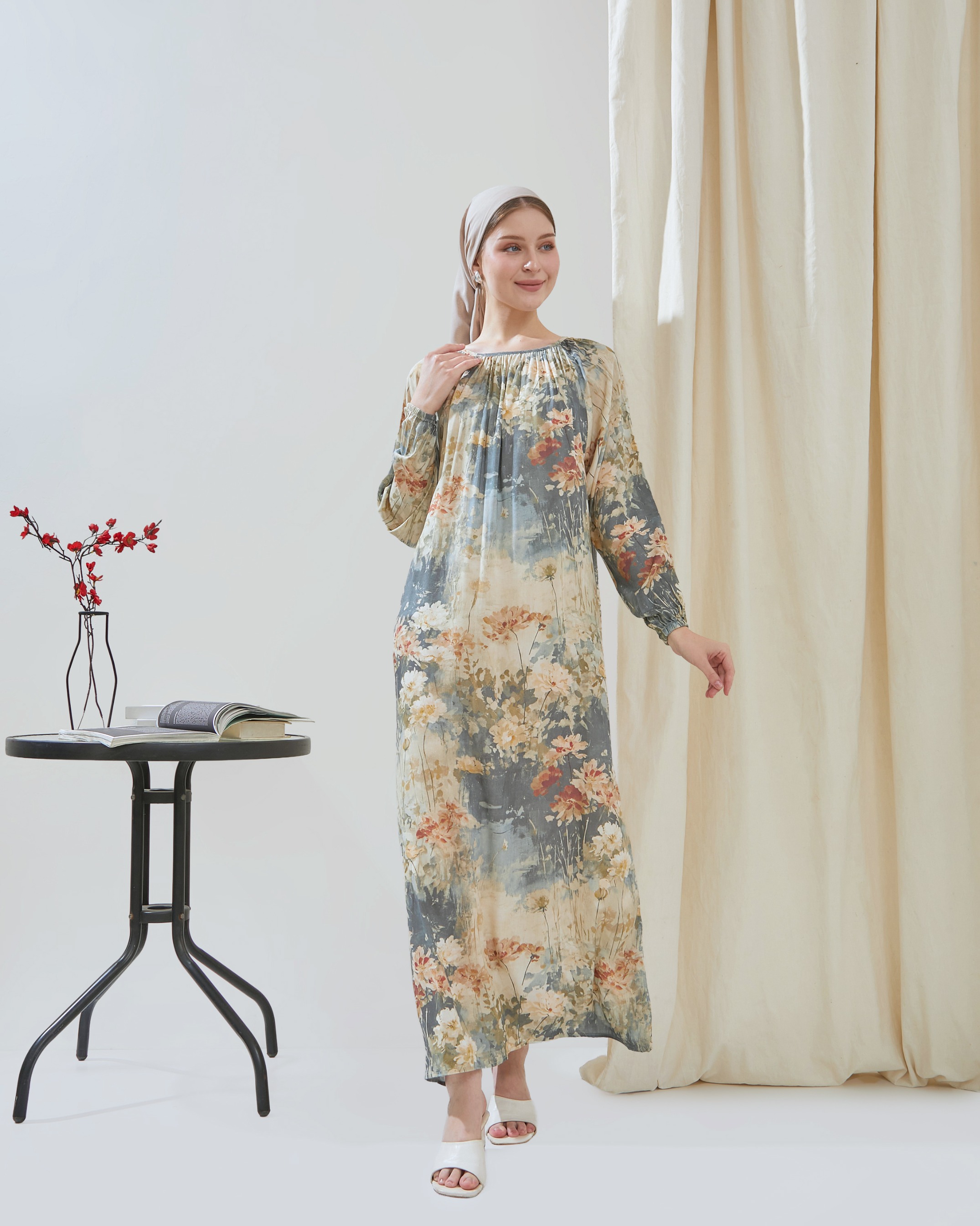 Kanaya Gamis - DYD Label - Dress Muslim Bahan Rayon