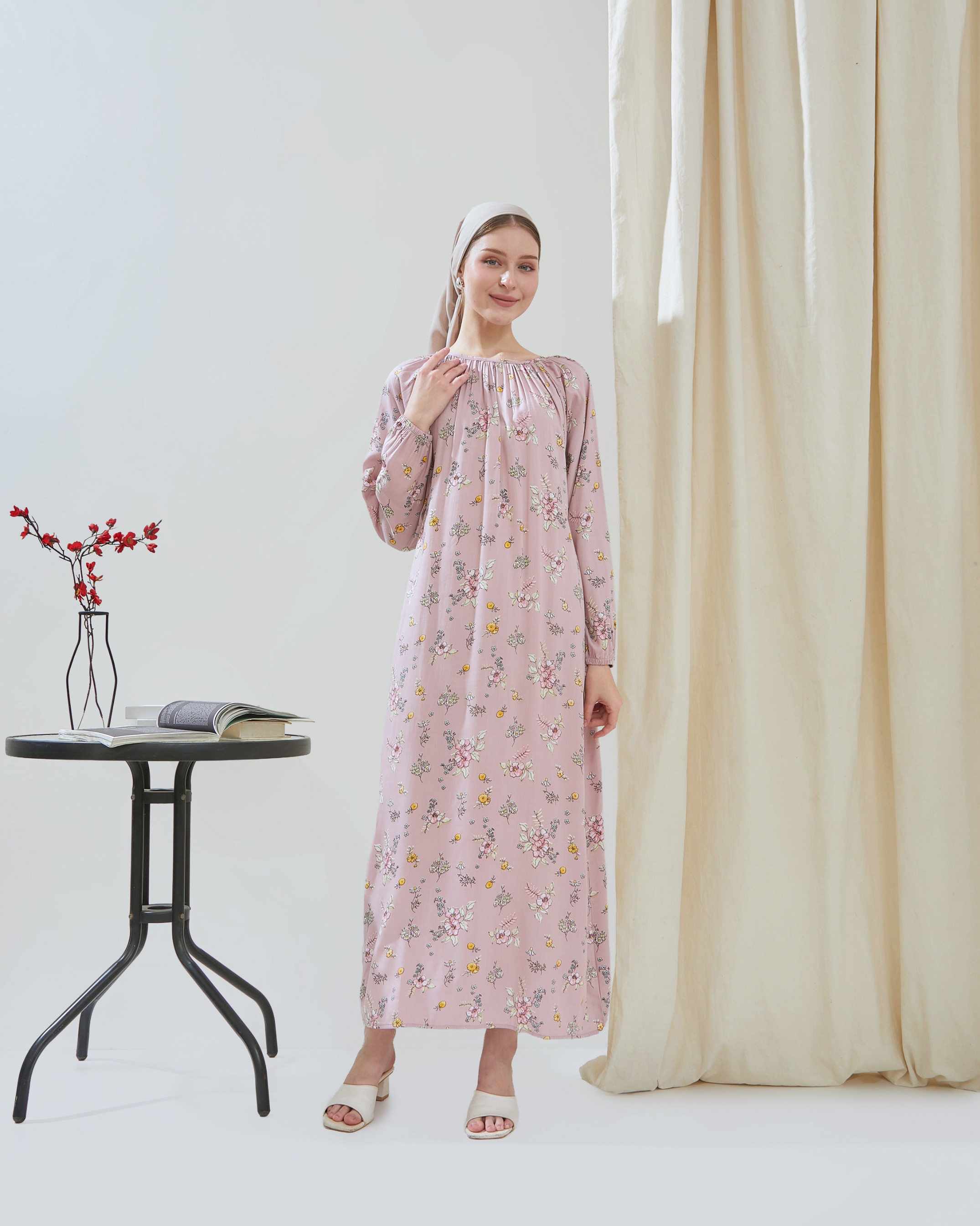 Kanaya Gamis - DYD Label - Dress Muslim Bahan Rayon