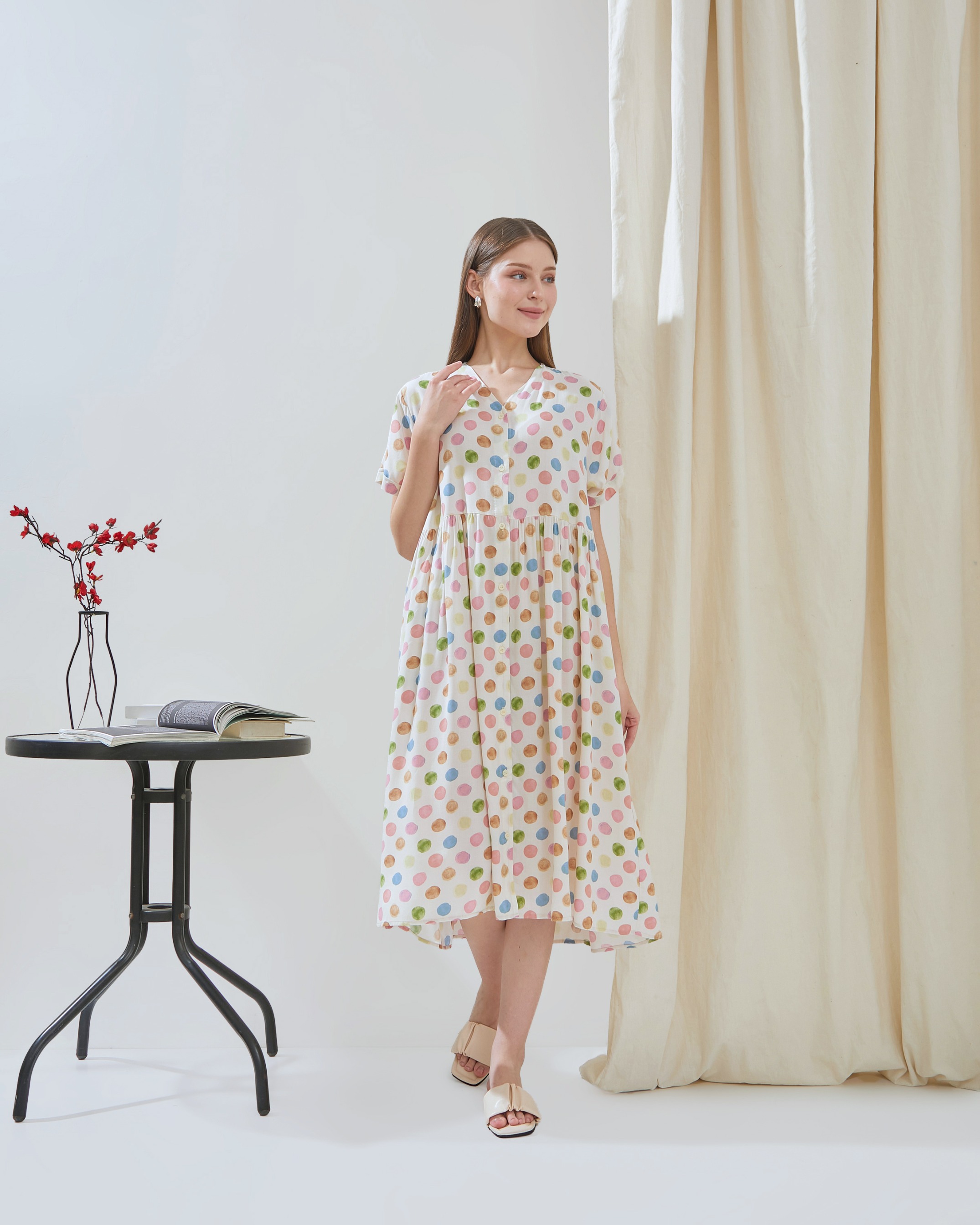 Lily Dress - DYD Label - Homedress Bahan Rayon