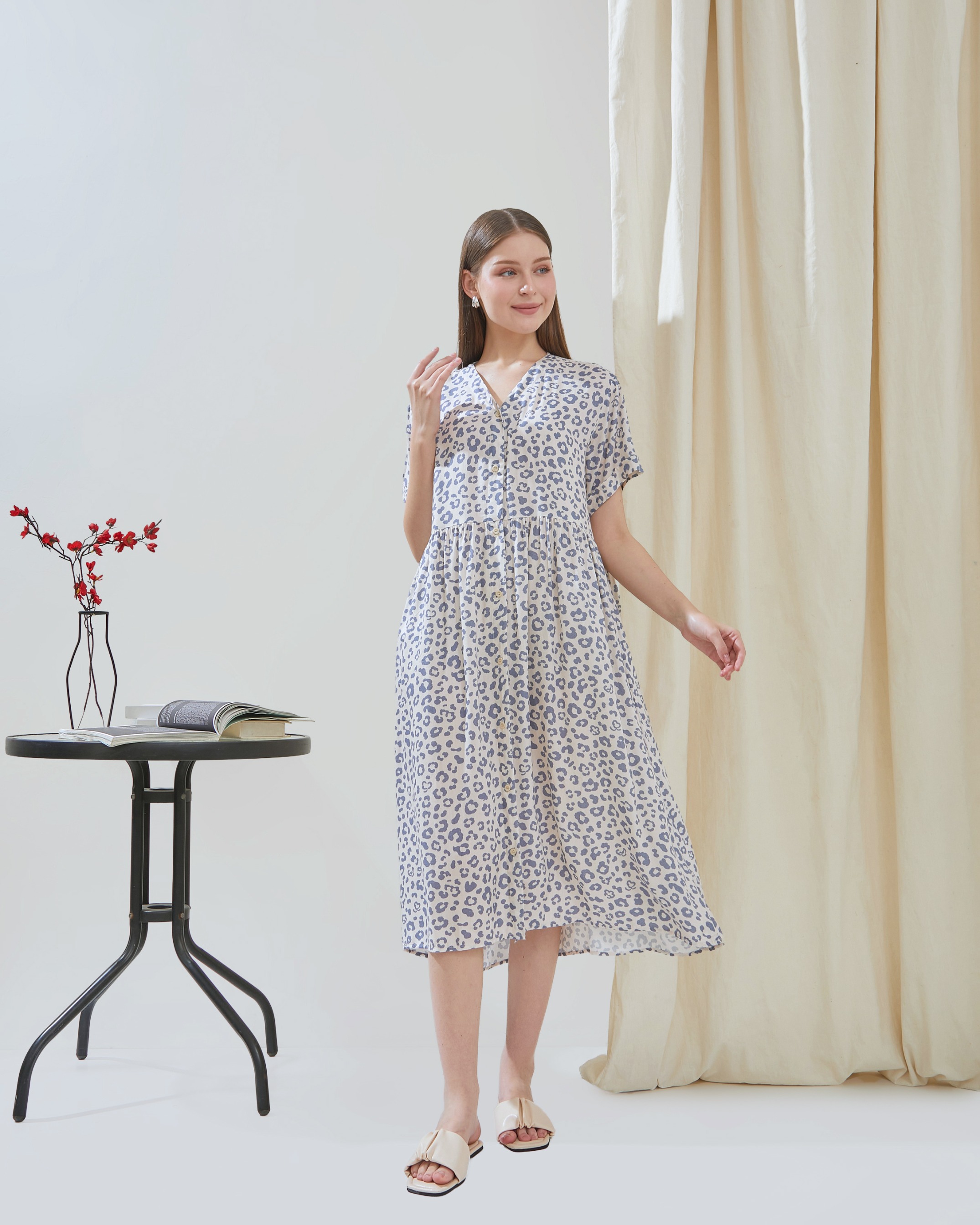 Lily Dress - DYD Label - Homedress Bahan Rayon