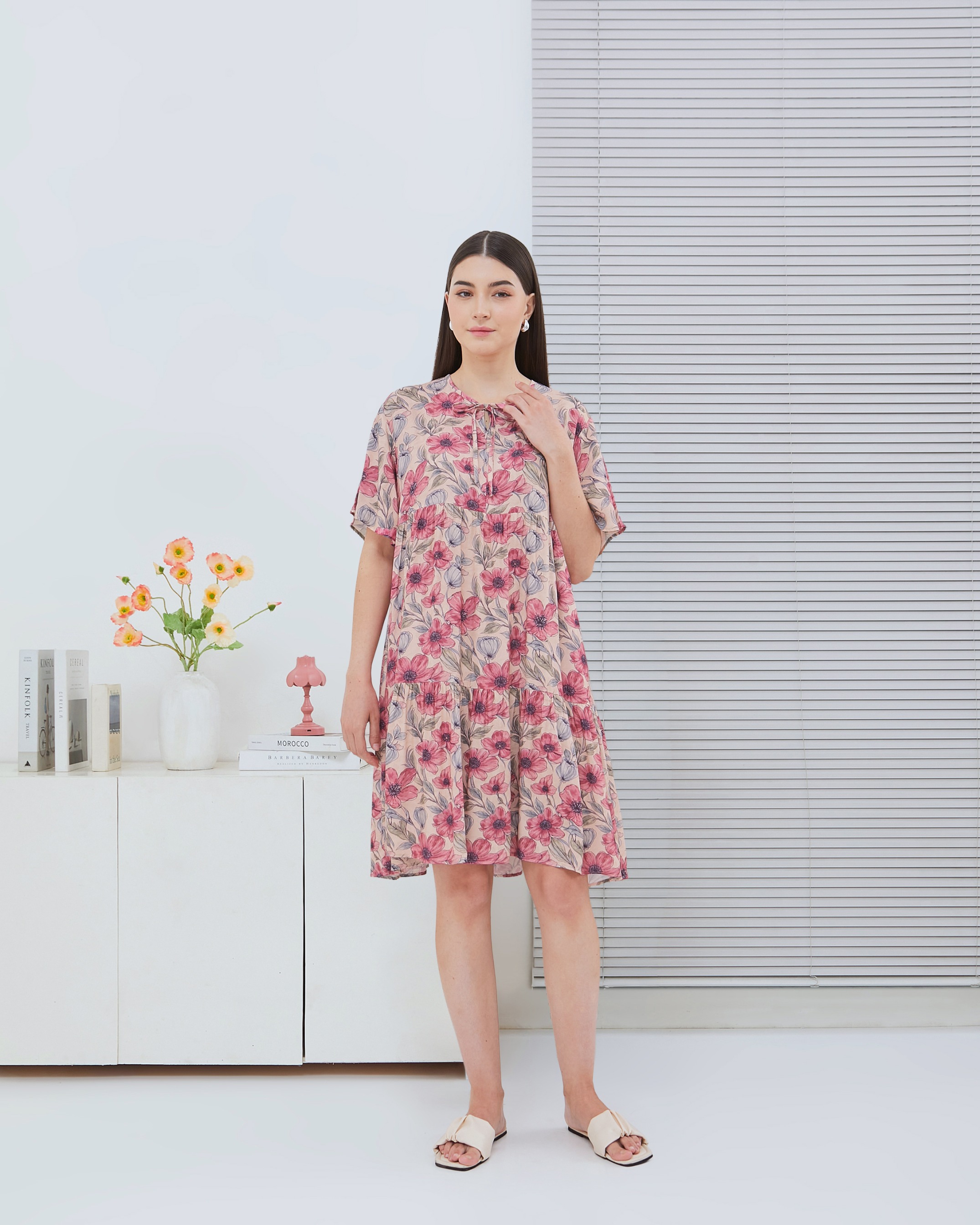 Medina Mini Dress - DYD Label - Homedress Bahan Rayon