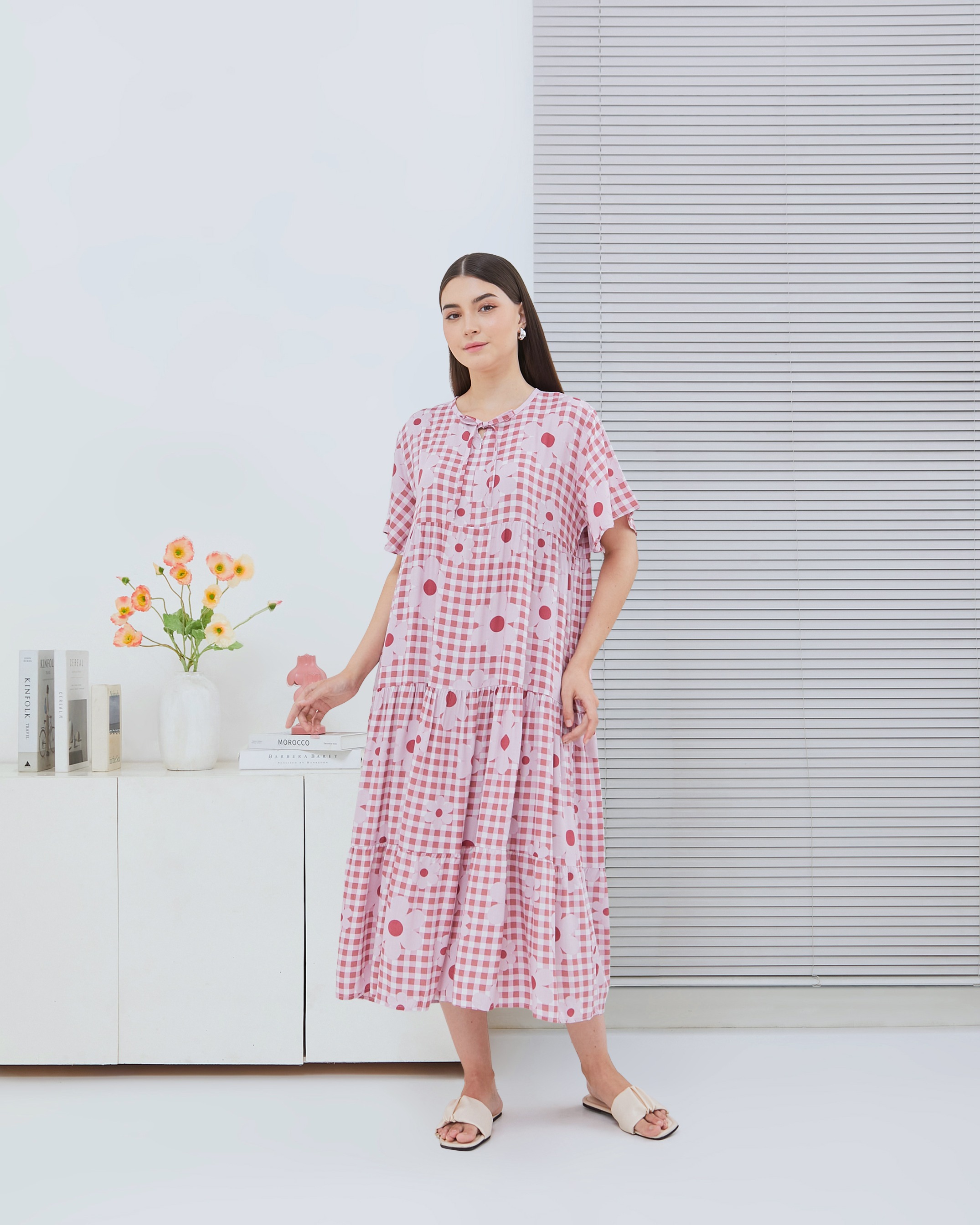 Medina Midi Dress - DYD Label - Homedress Bahan Rayon