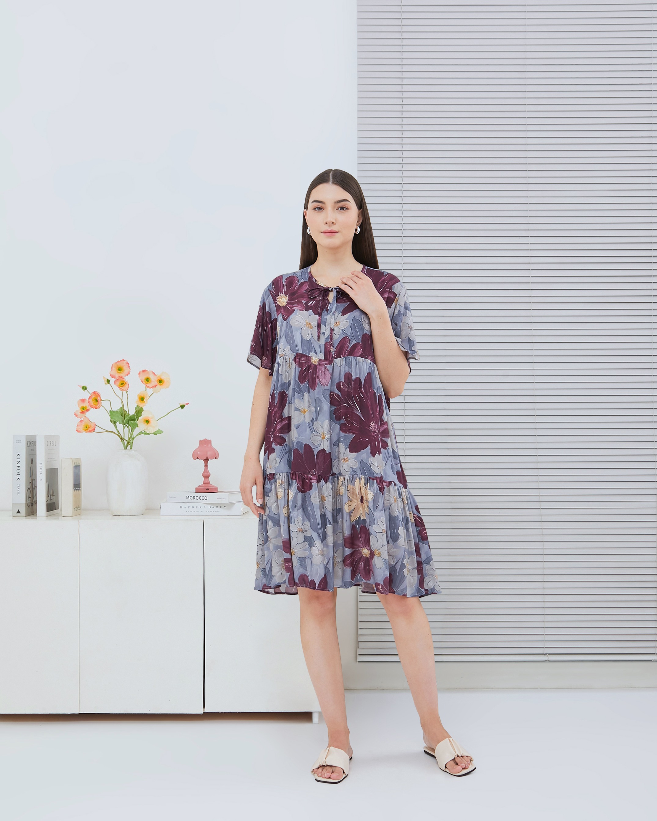 Medina Mini Dress - DYD Label - Homedress Bahan Rayon