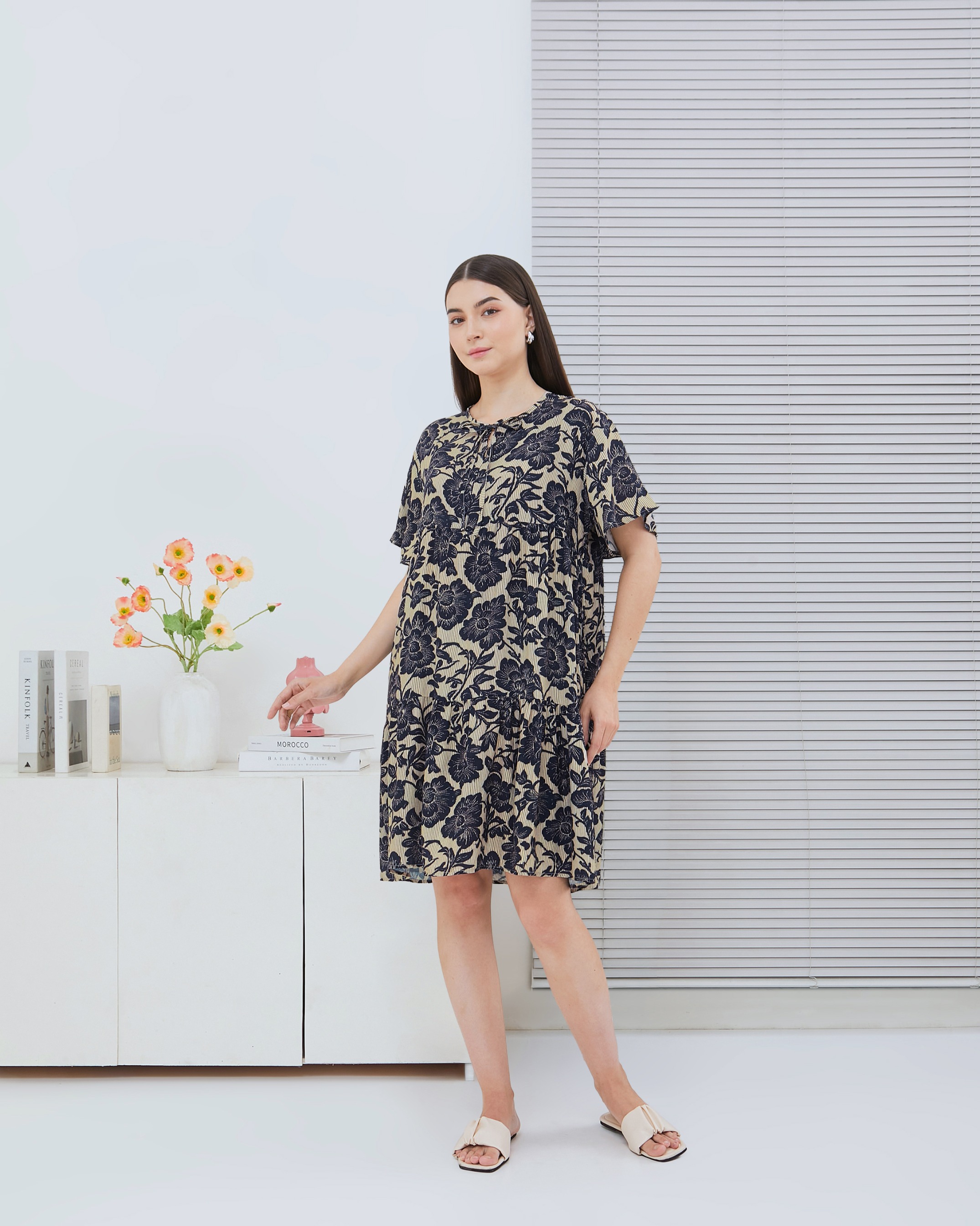 Medina Mini Dress - DYD Label - Homedress Bahan Rayon