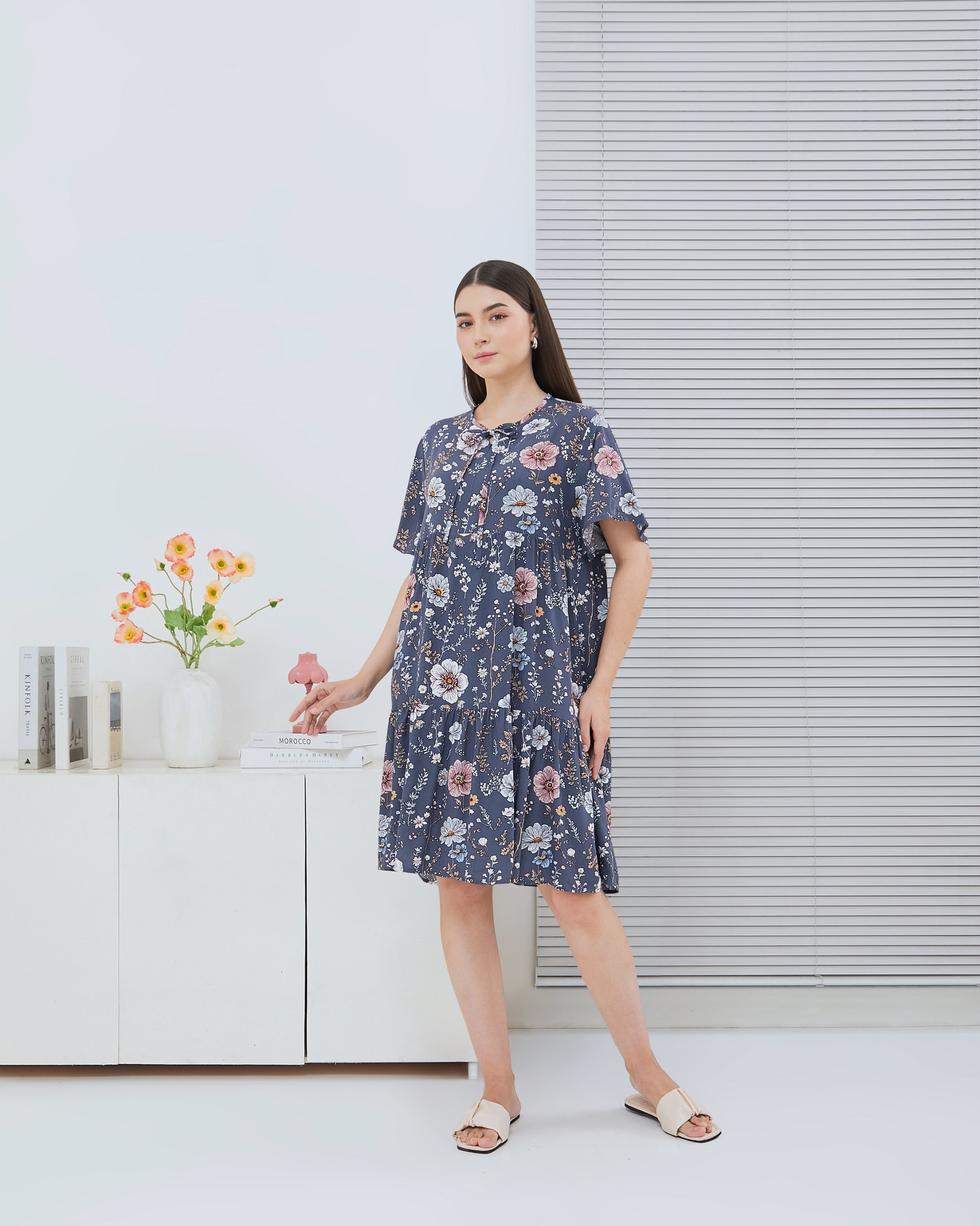 Medina Mini Dress - DYD Label - Homedress Bahan Rayon