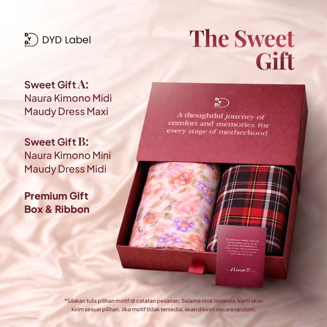 DYD Label Maternity Gift Set Premium – Hampers Ibu Hamil & Melahirkan Busui Friendly | Ultimate, Royal & Sweet Collection