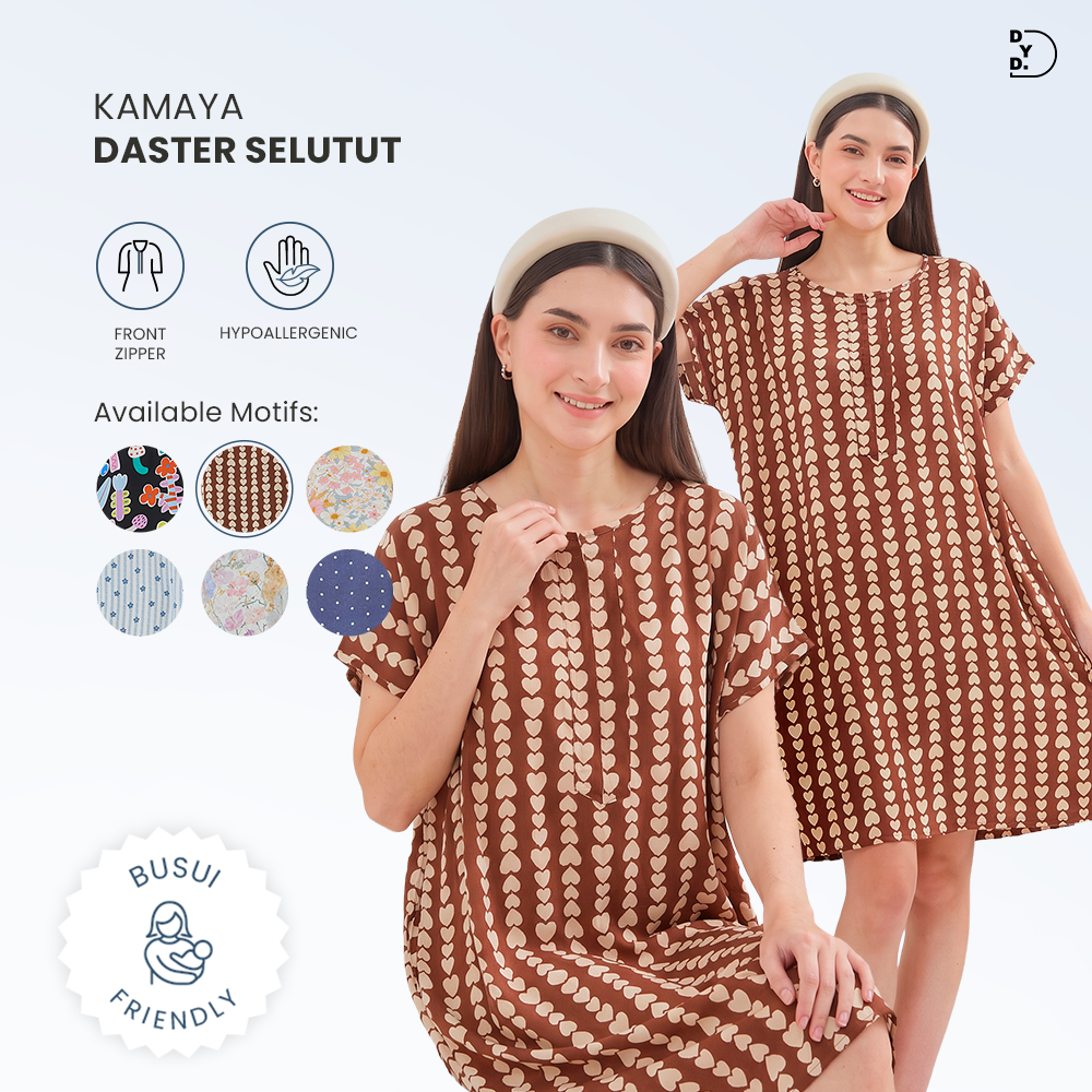 Kamaya Daster Selutut - DYD Label - Homedress Bahan Rayon