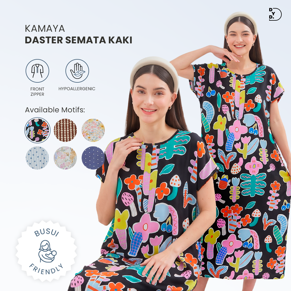 Kamaya Daster Semata Kaki - DYD Label - Homedress Bahan Rayon