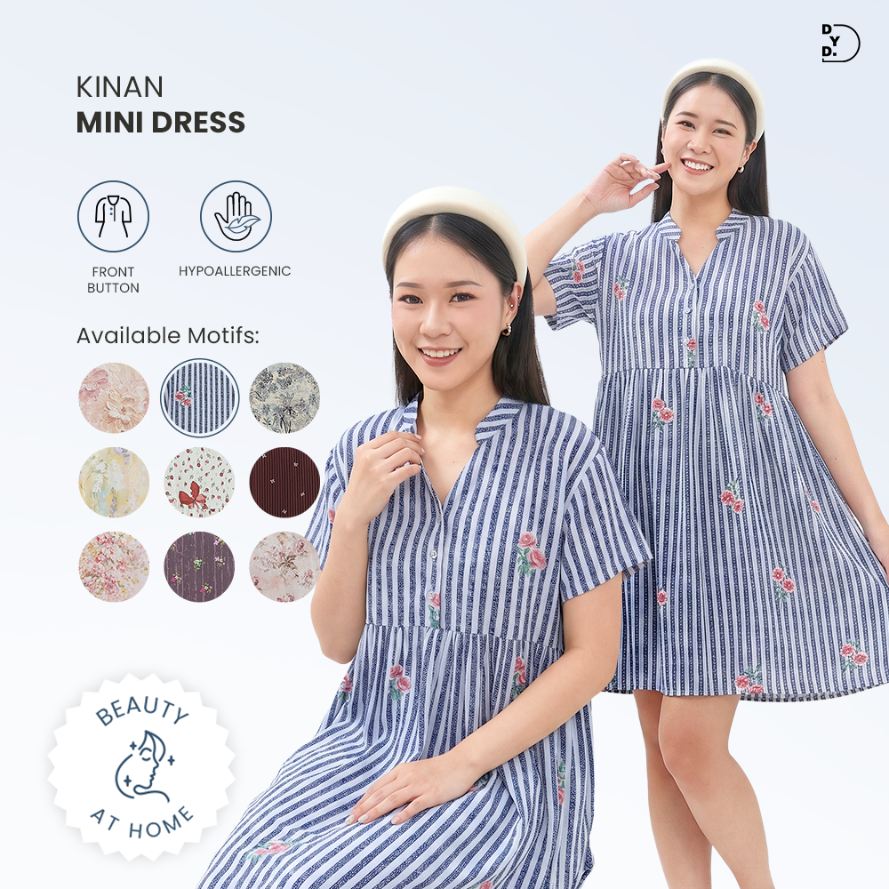 Kinan Mini Dress - DYD Label - Homedress Bahan Rayon