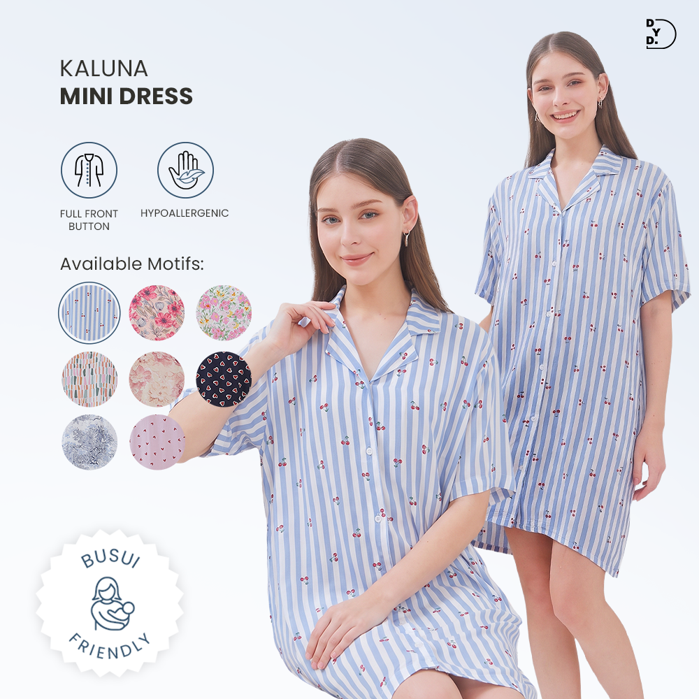Kaluna Mini Dress - DYD Label - Homedress Bahan Rayon