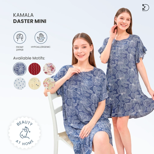 Kamala Mini Dress - DYD Label - Homedress Ruffle Bahan Rayon