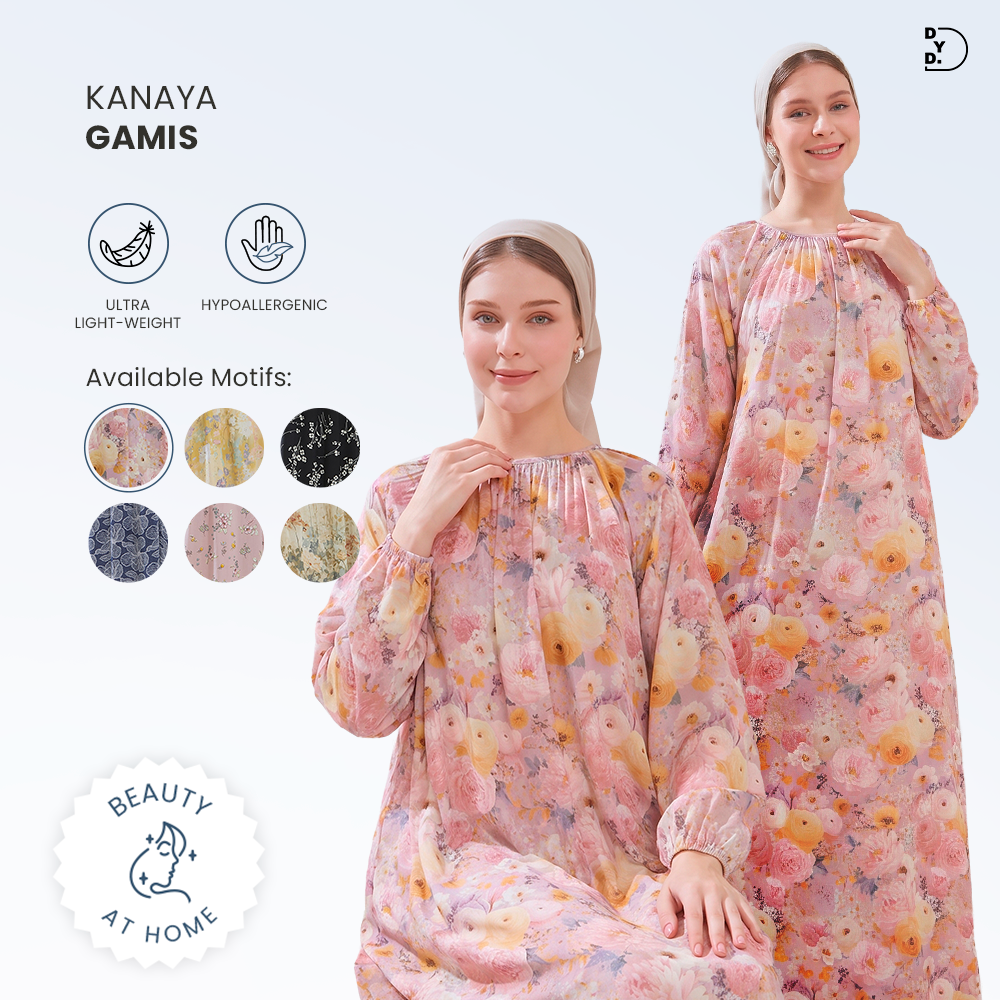 Kanaya Gamis - DYD Label - Dress Muslim Bahan Rayon