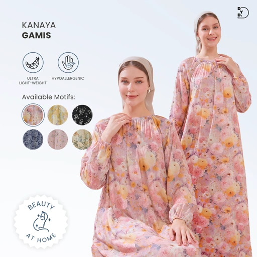 Kanaya Gamis - DYD Label - Dress Muslim Bahan Rayon