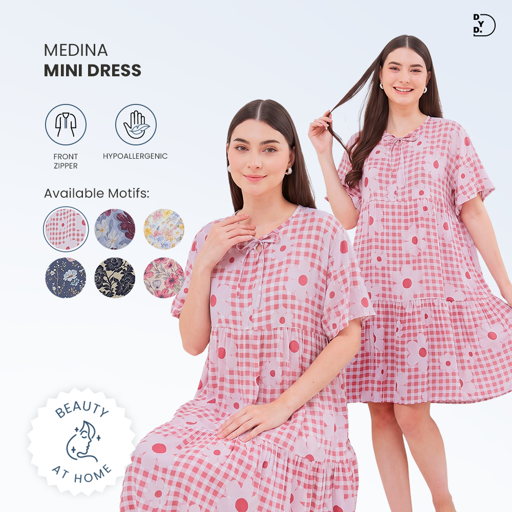 Medina Mini Dress - DYD Label - Homedress Bahan Rayon