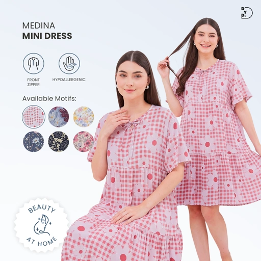 Medina Mini Dress - DYD Label - Homedress Bahan Rayon