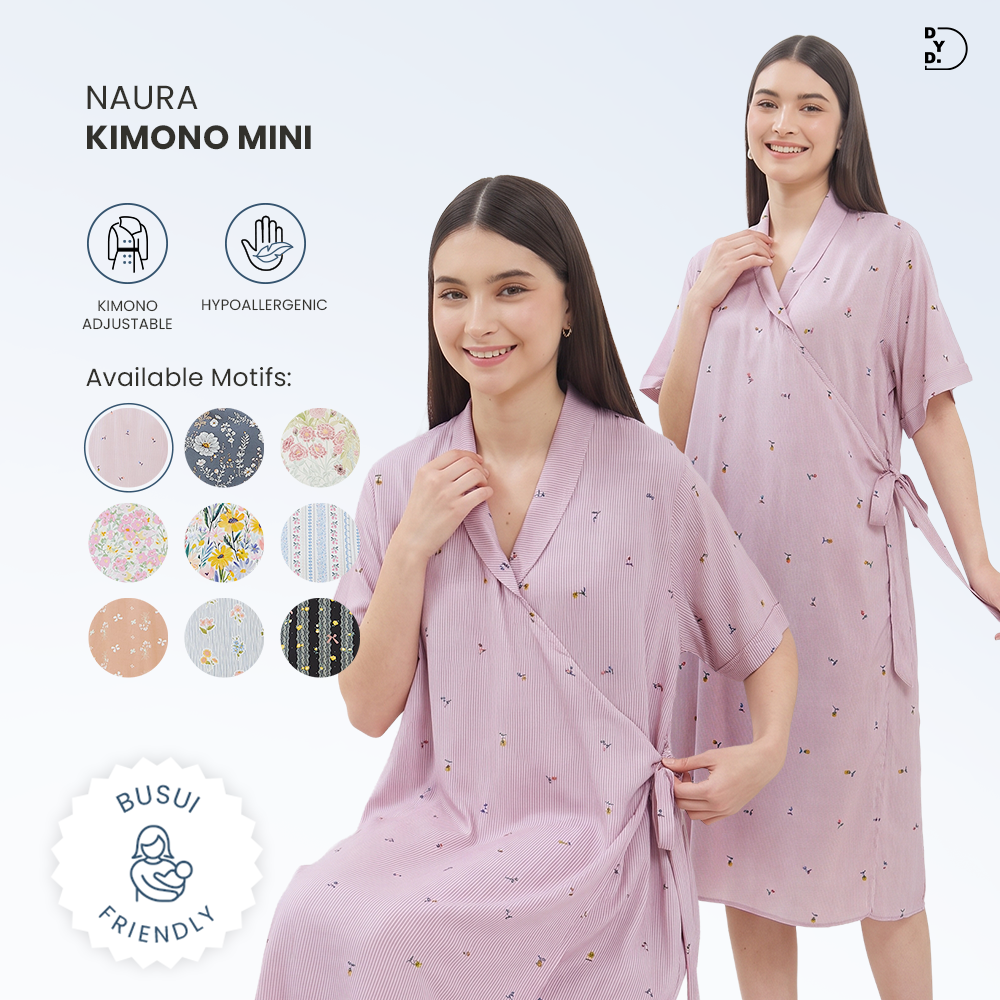 Kimono Melahirkan Naura Mini Rayon Busui | DYD Label