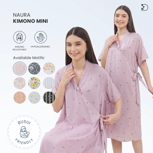 Kimono Melahirkan Naura Mini Rayon Busui | DYD Label
